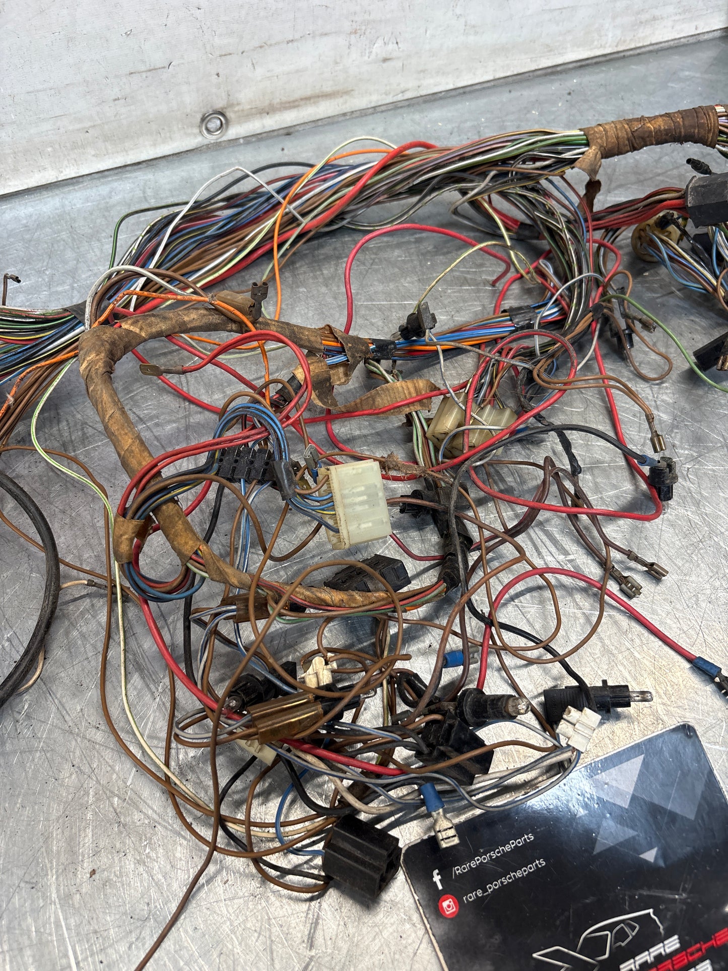 Porsche 924 76-79 LHD interior/dashboard wiring loom, for spares or repair 477971050DC