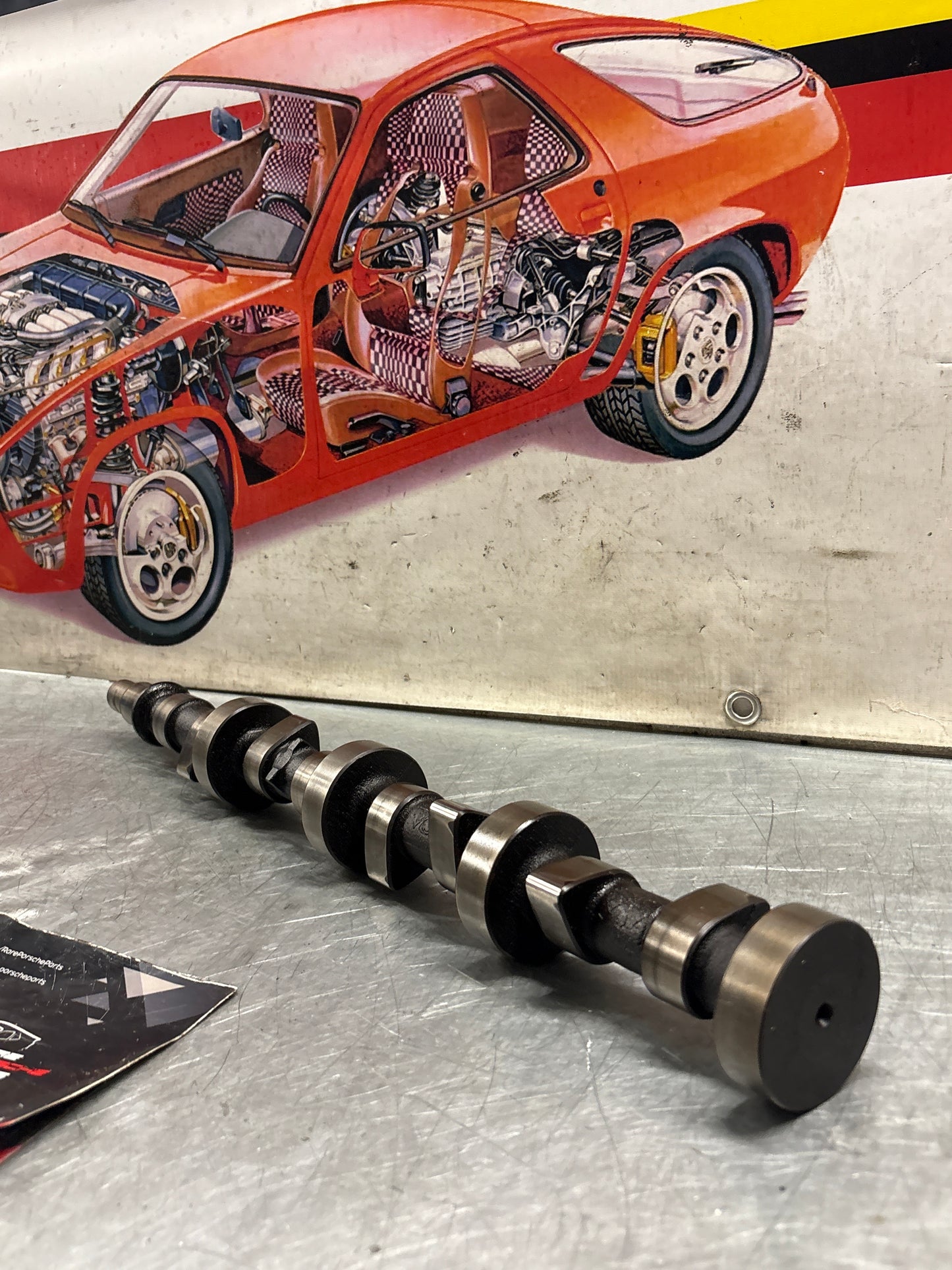 Porsche 924S 944 2.5 Cam shaft. Used. 94410515505R Part number is not visible