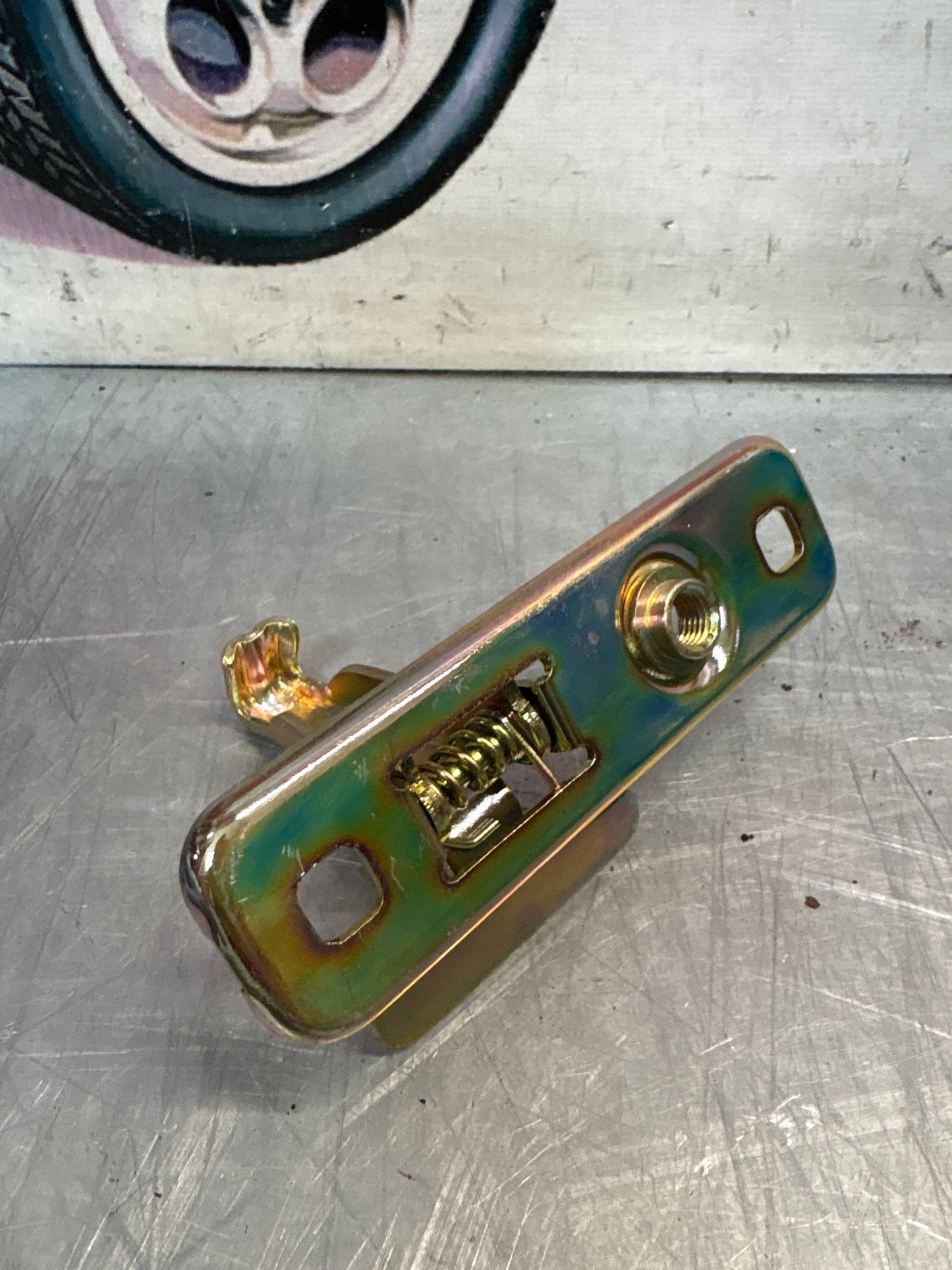 Porsche 928 hood lock lid, refurbished 92851102902