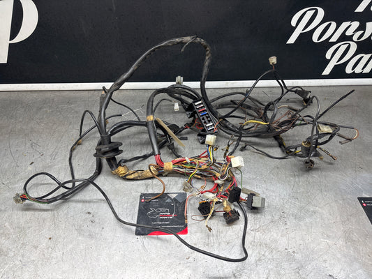 Porsche 944 RHD engine bay wiring loom, fair condition for Square dash cars, used