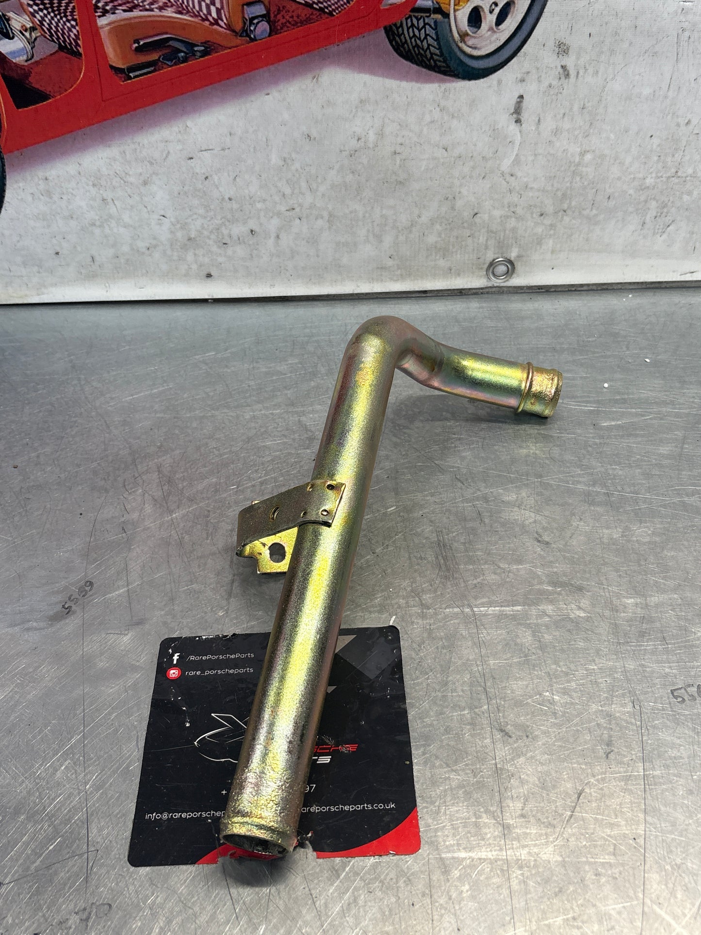 Porsche 924 turbo coolant Water tube pipe 93110605104 refurbished