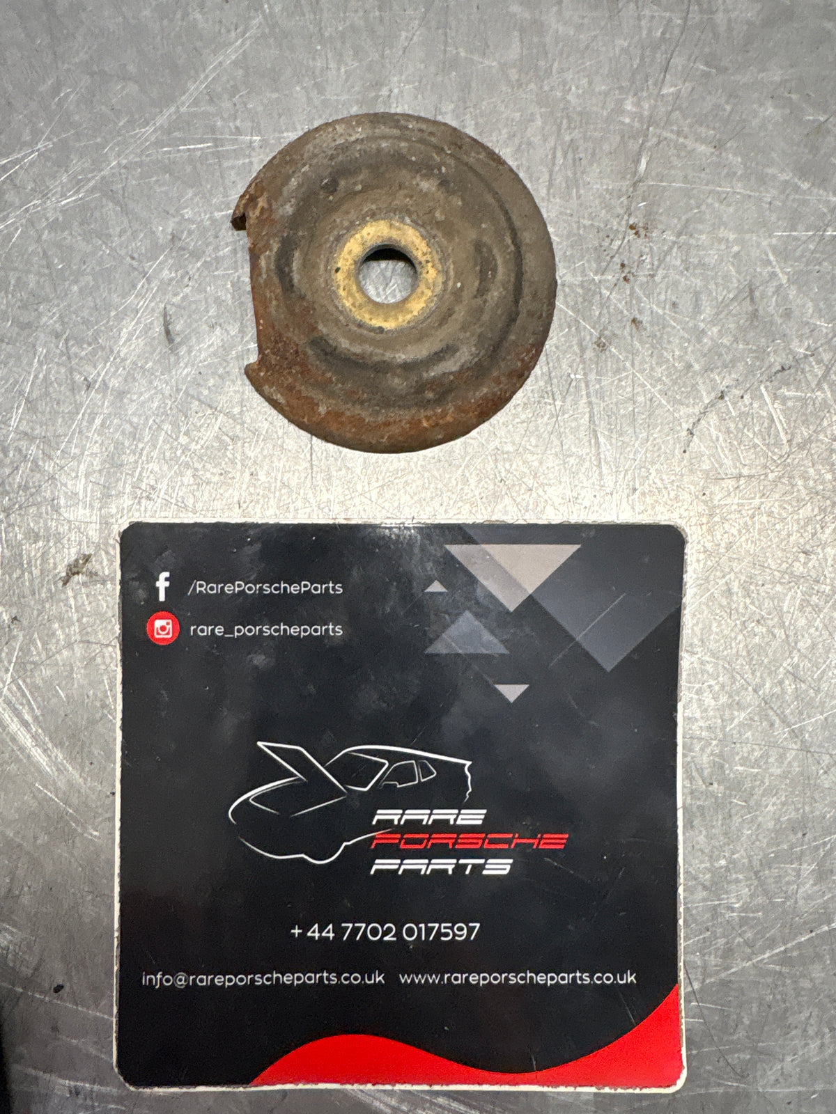 Porsche 914 engine carrier mount, used 91437524100