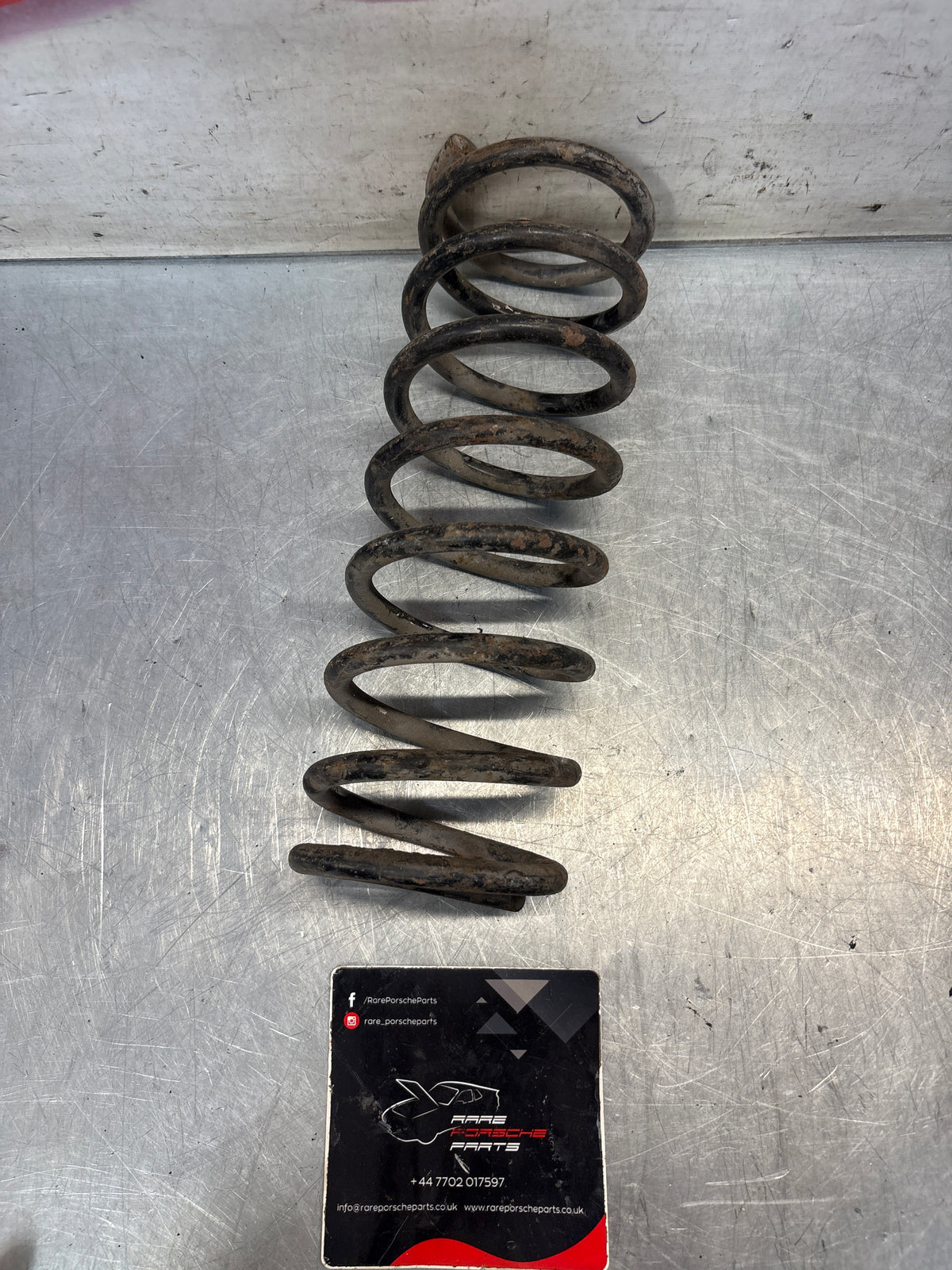Porsche 924 / 944 M030 Sport red coil spring, used 477411105R954