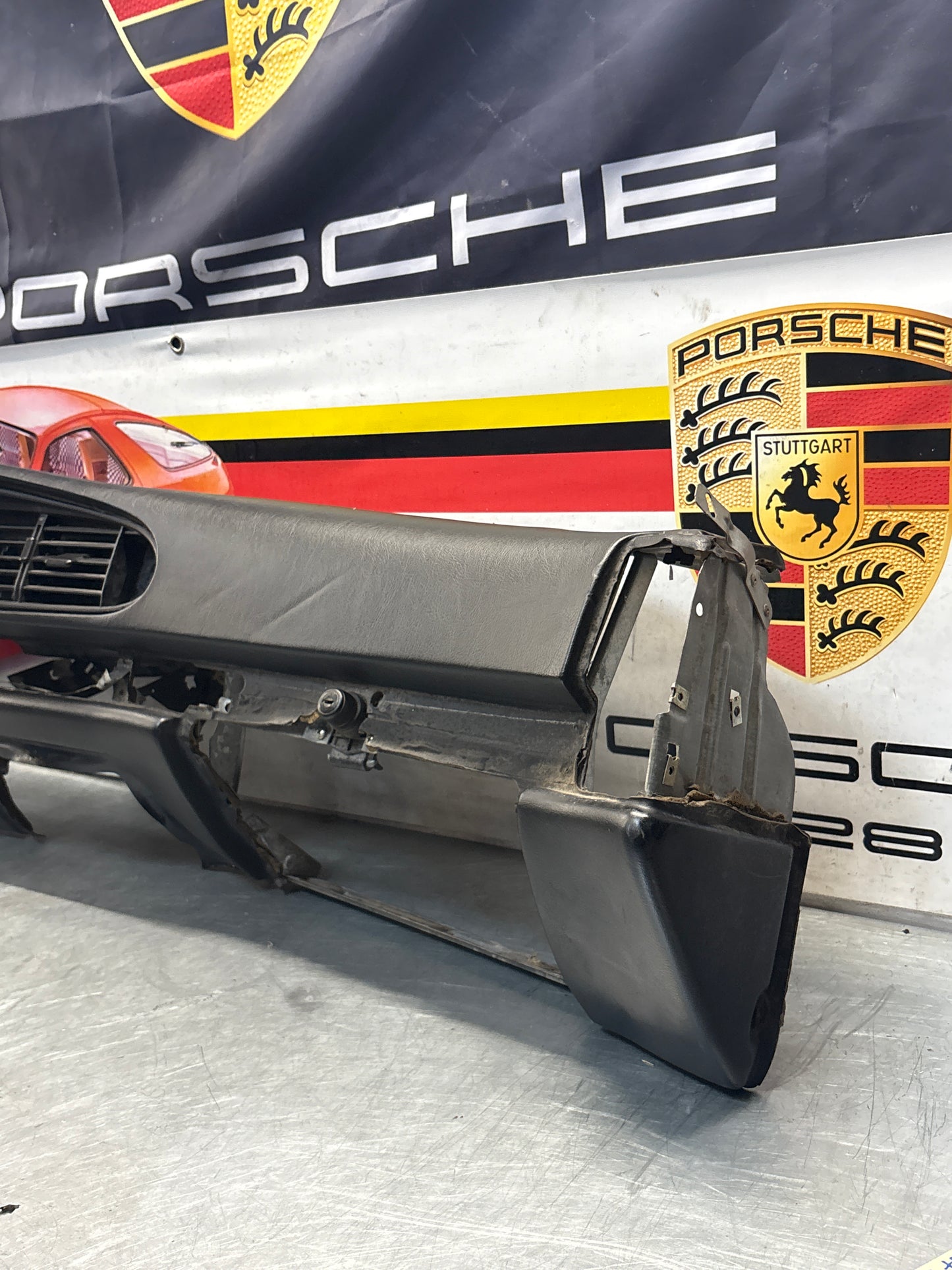Porsche 944 dashboard for LHD car, black, nice condition