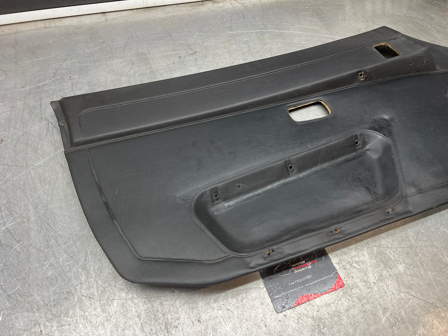 Porsche 924/944 early Porsche black door card used condition left side, Rhd, 478867011
