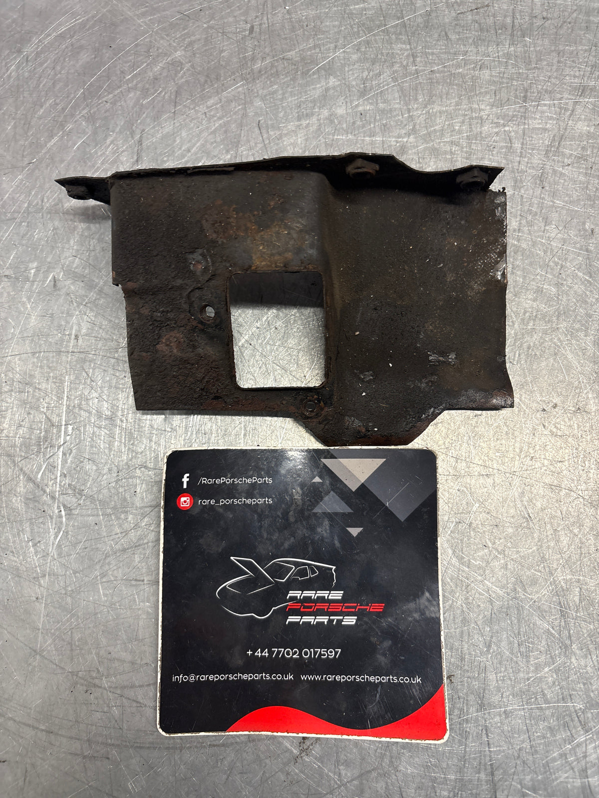 Porsche 914 air duct plate, used 022119362A