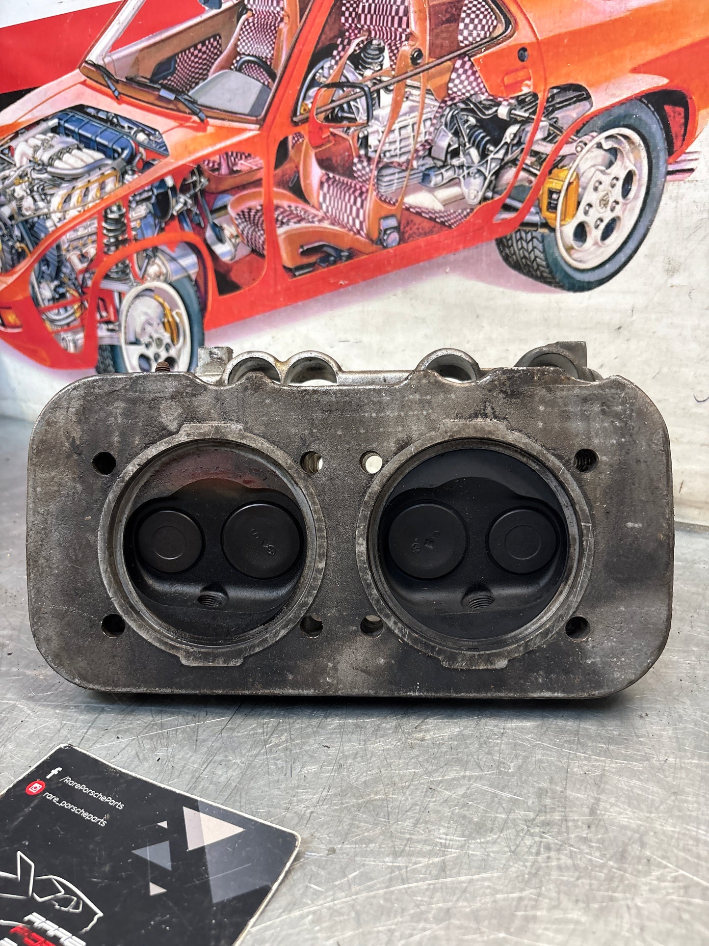 Porsche 914, cylinder head, used 022101372