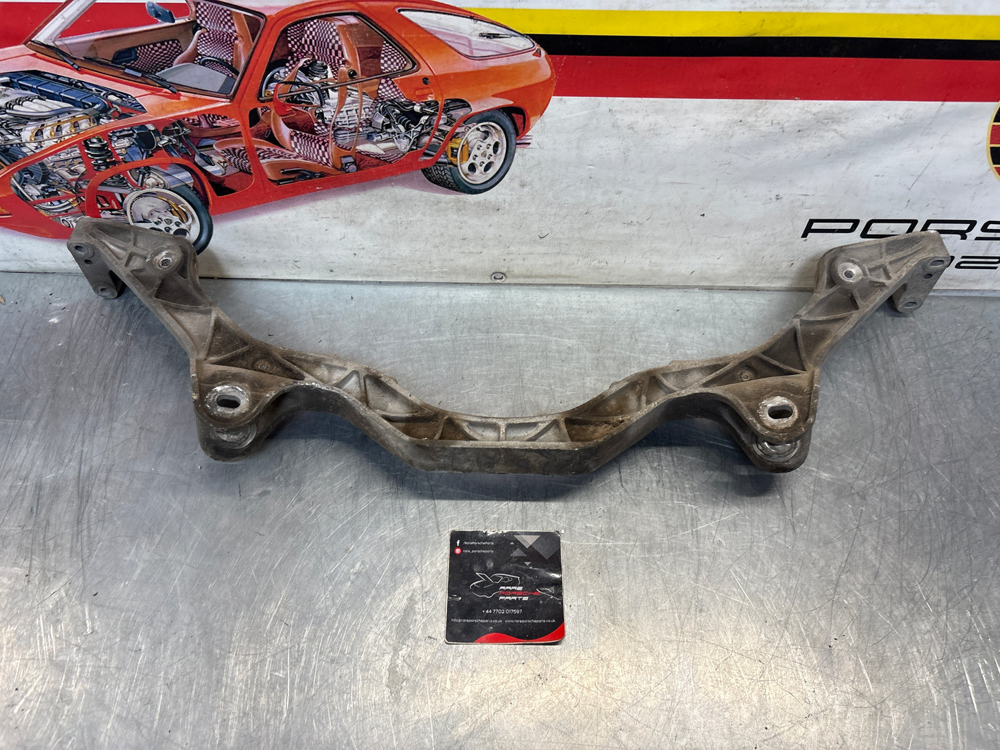Porsche 928 rear gearbox subframe, used 92833113114