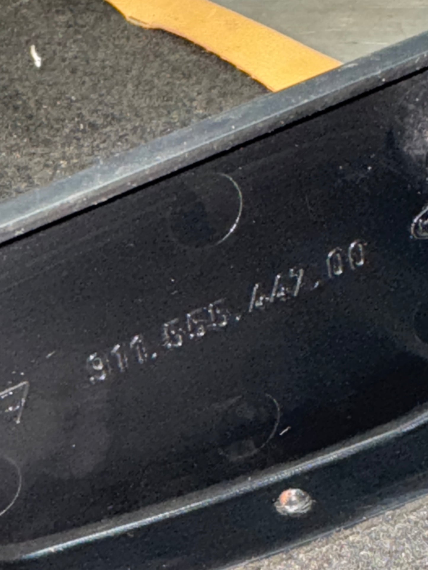 Porsche 911 (74-89) Tan Door Pocket (Right) - Used - 91155544700