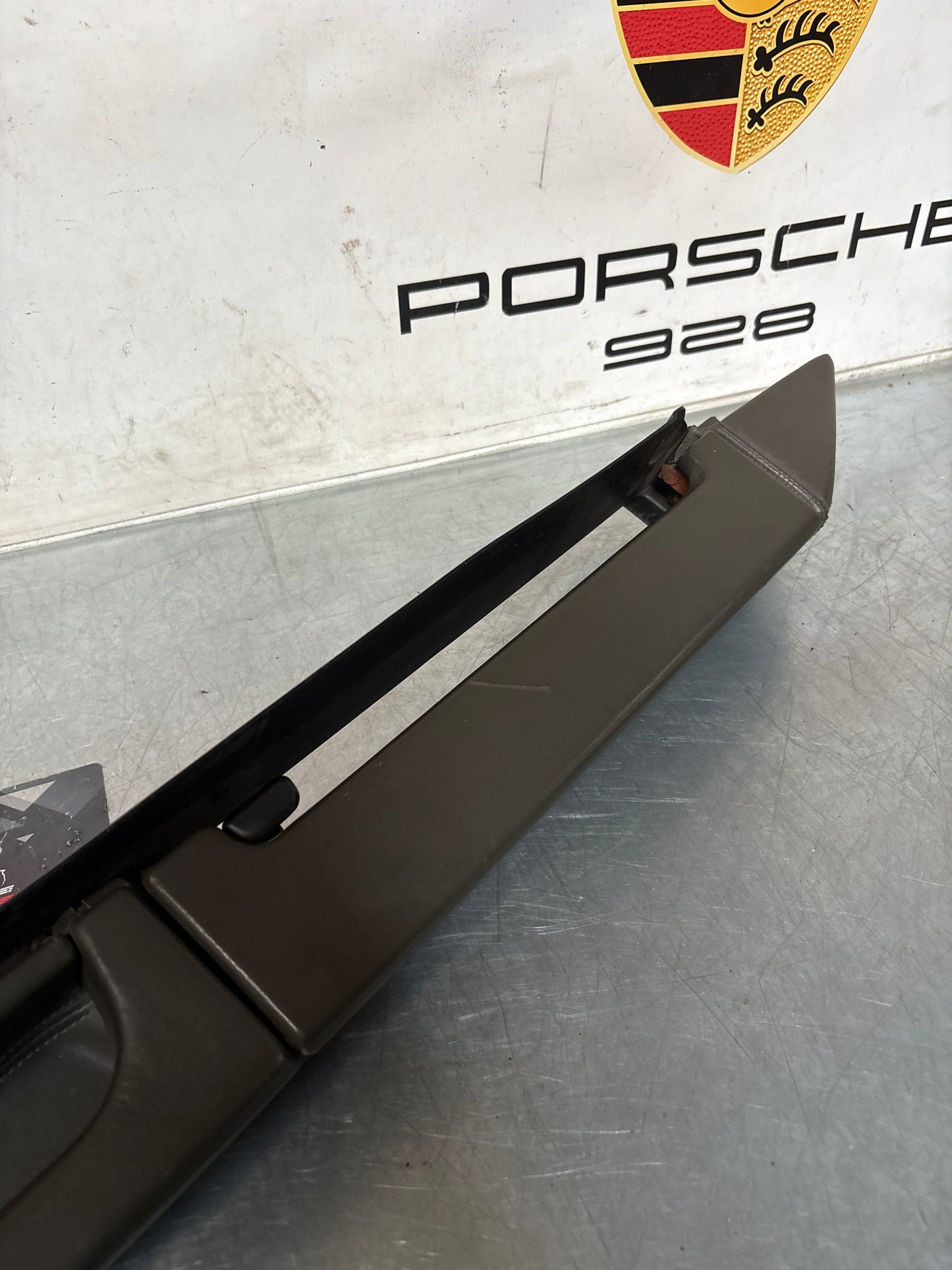 Porsche 928 Grey door armrest, right, off side, 92855510203, used