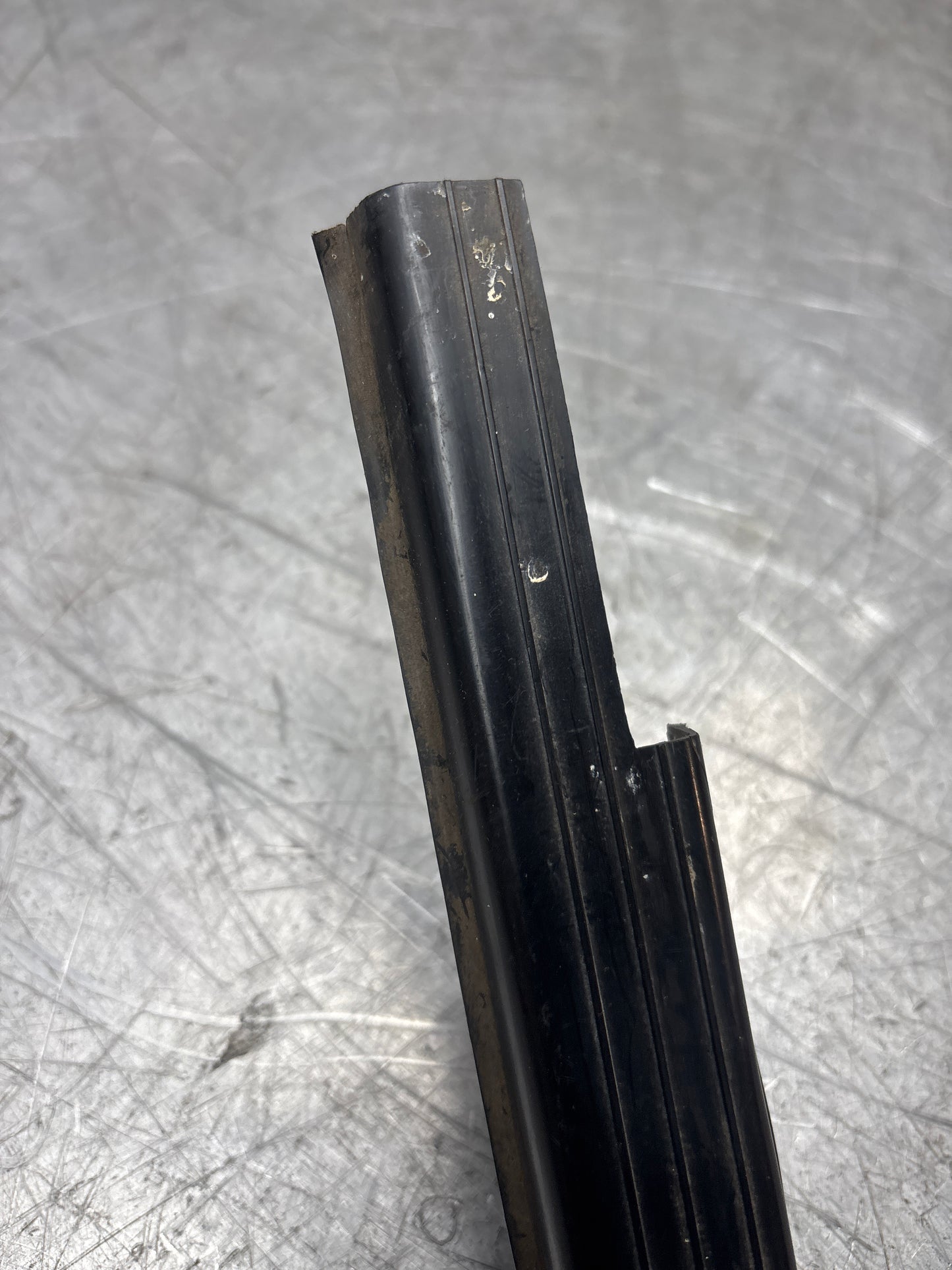 Porsche early 924/944 left sill trim, used 477853657A