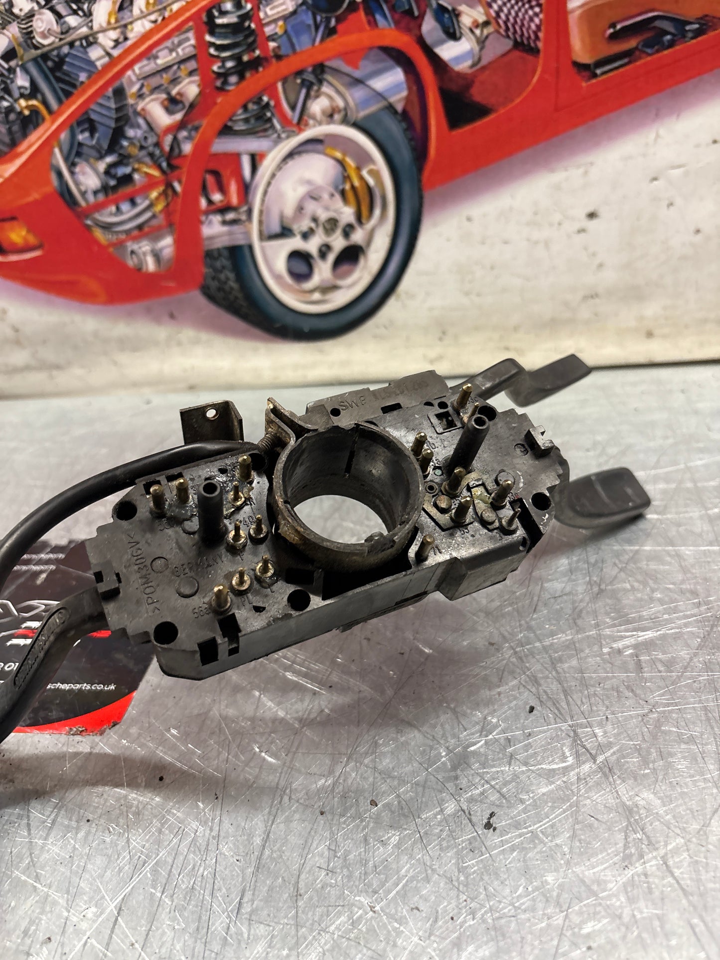 944/turbo/S2 /968 wiper/indicator stalks with cruise control. 92861330500, used, for spares or repair