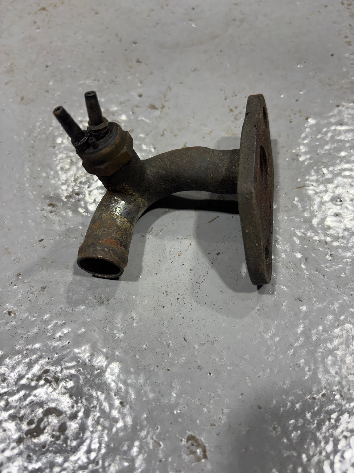 Porsche 944 924S 2.5 used cylinder head heater elbow 94410431705