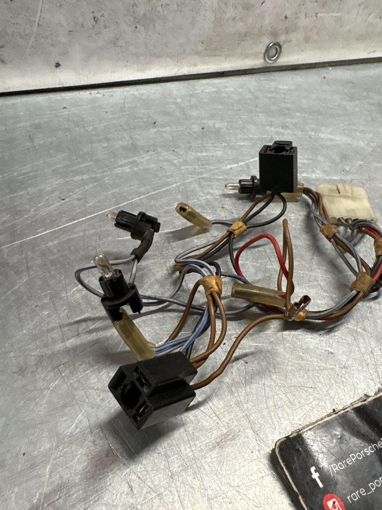 Porsche 924 76-79 instrument wiring harness, used 477971051