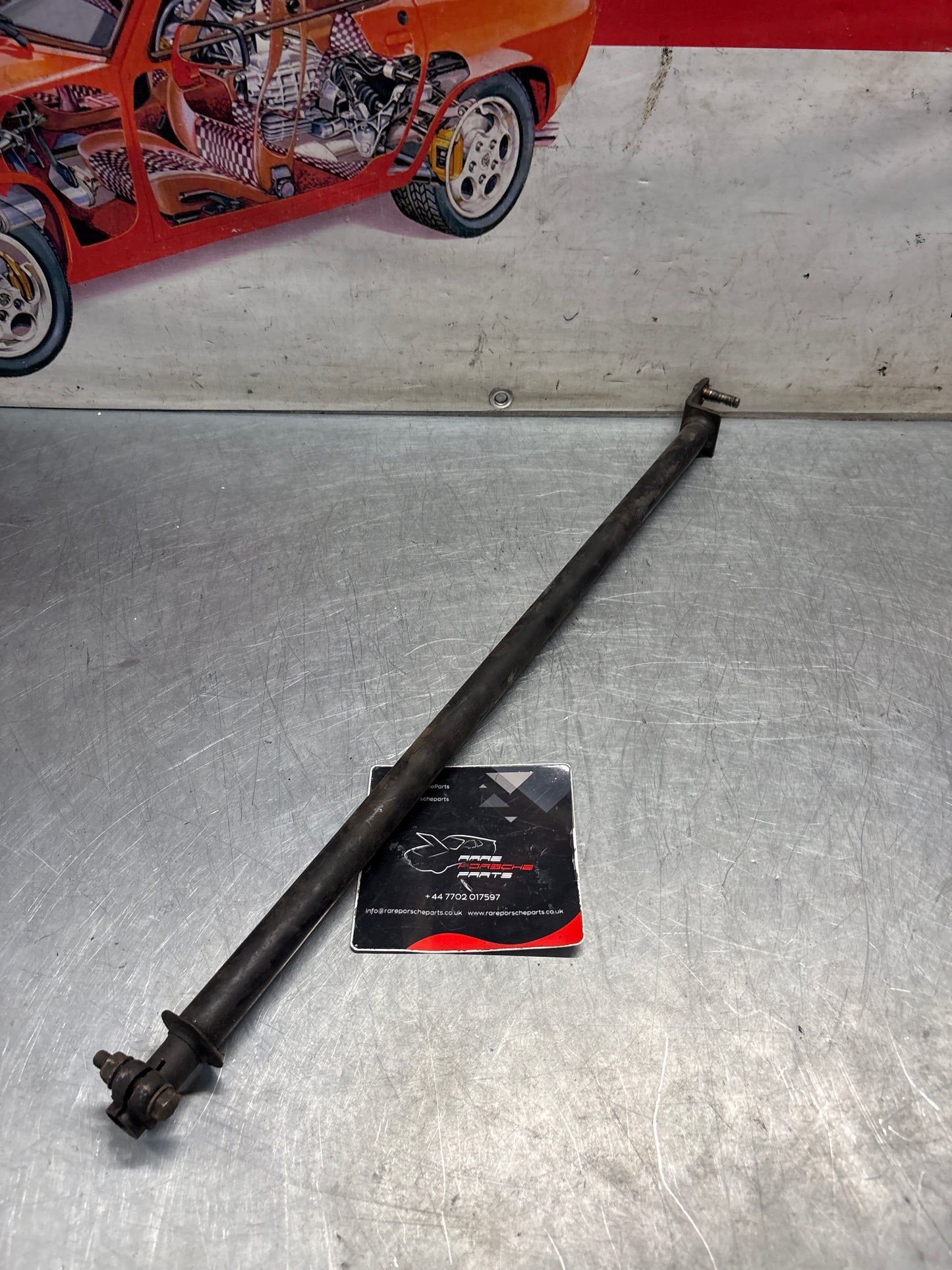 Porsche 928 manual gear shift rod, longer verson -1981, used, 92842402801