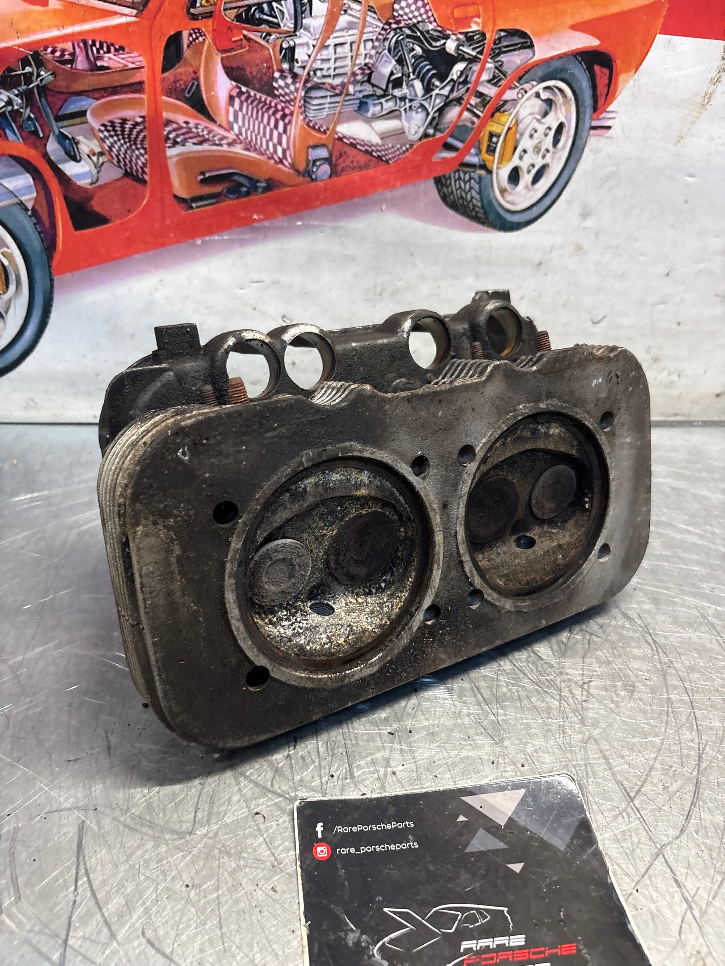 Porsche 914, cylinder head, used 021101371S