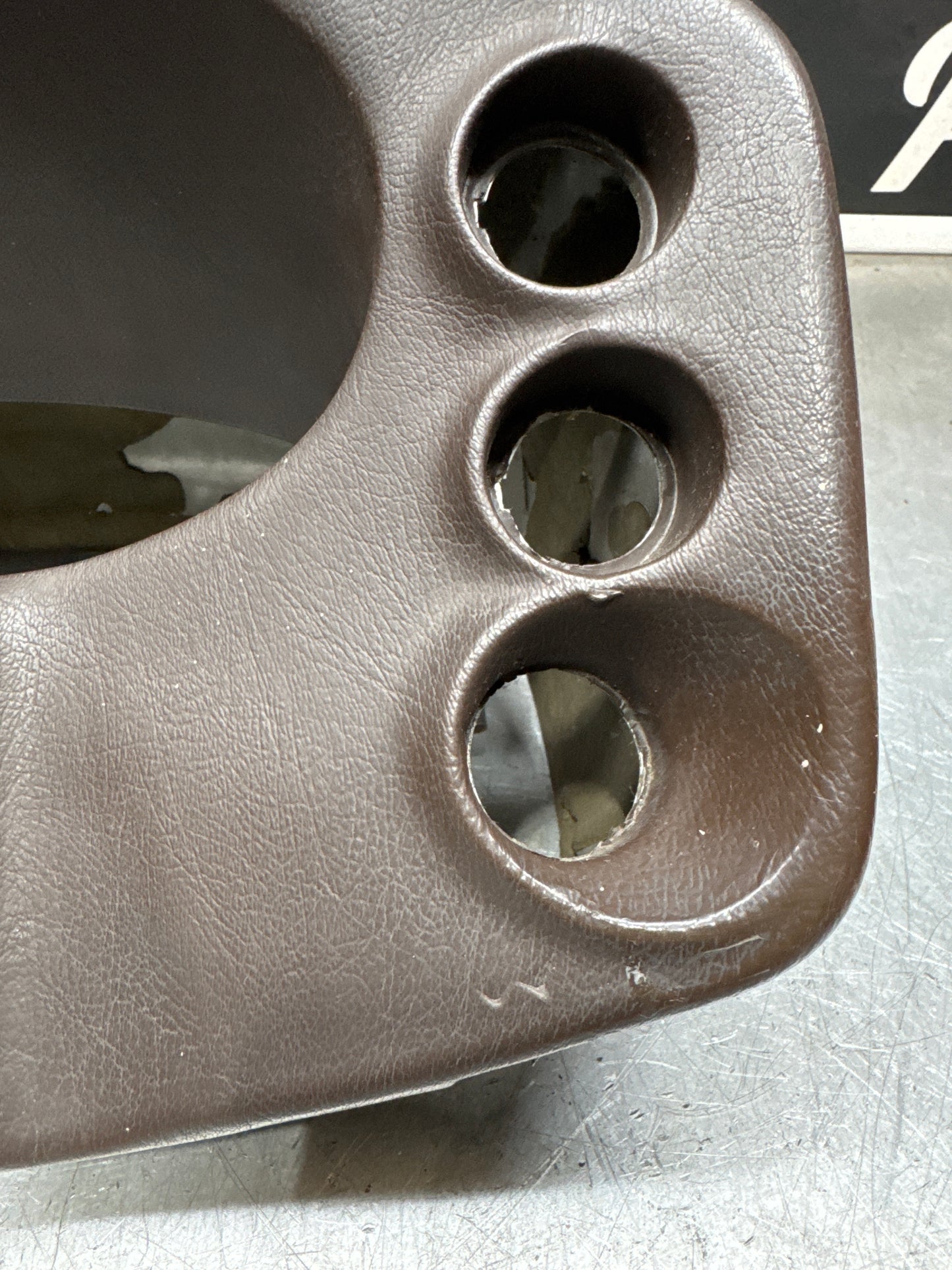 Porsche 928 speedometer cluster frame, brown , used 92855203102