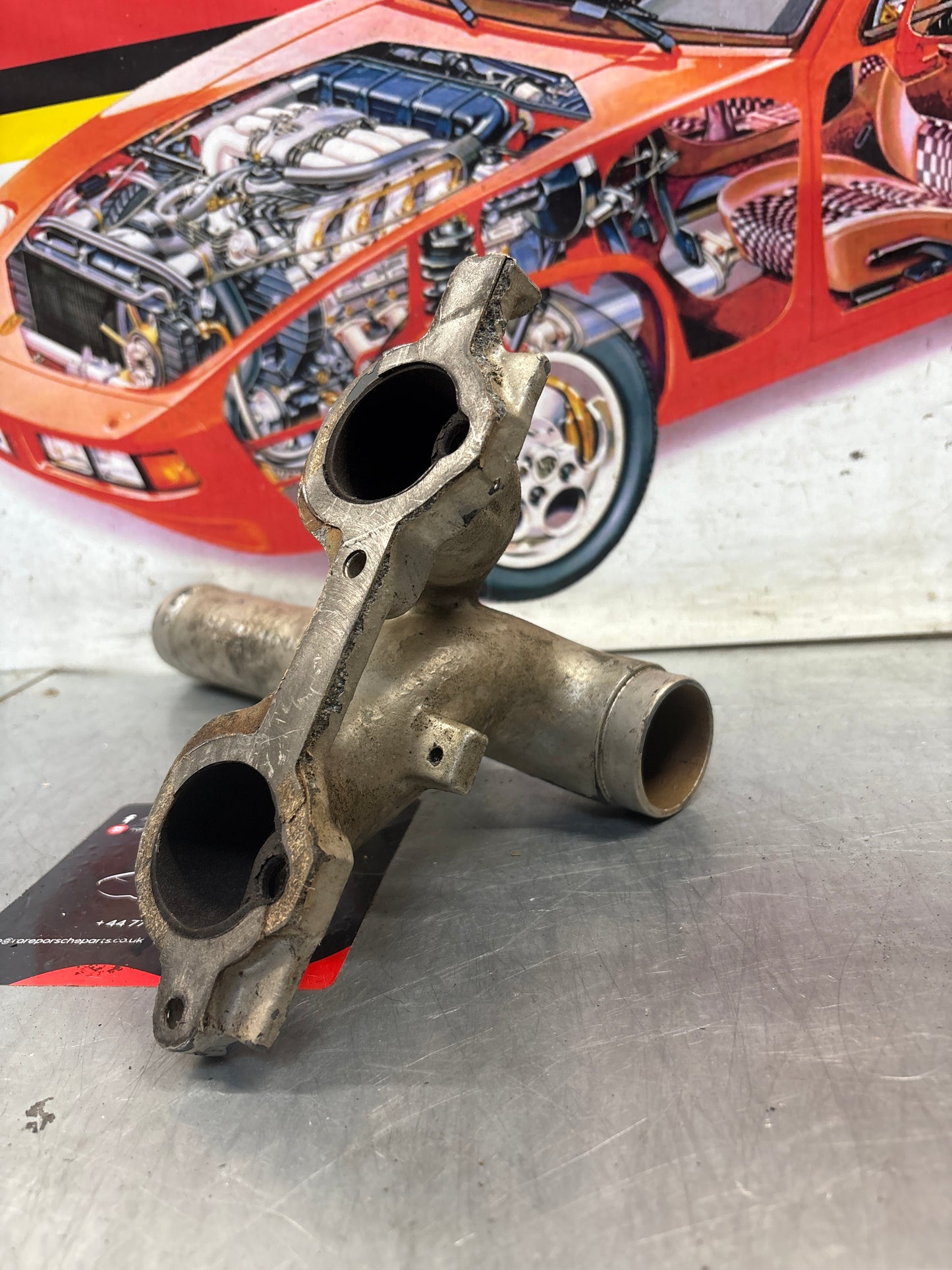 Porsche 928 Intake manifold pipe, used 9281106351R