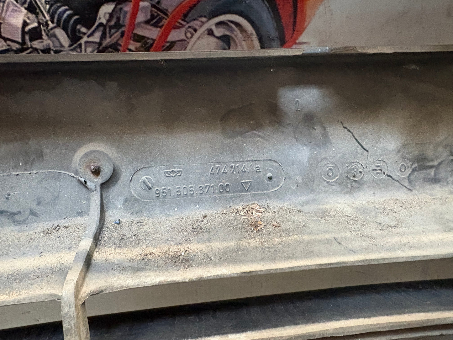 Porsche 944 S2 / Late turbo front bumper, used condition 95150537100