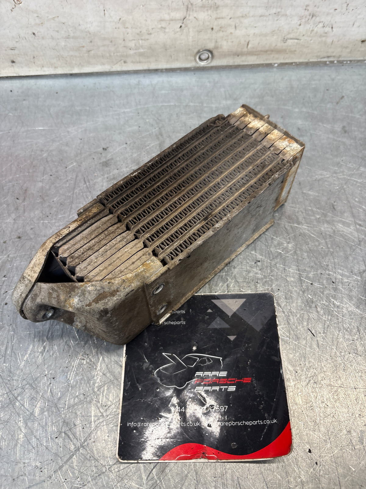Porsche 914 oil cooler, used 021117021B
