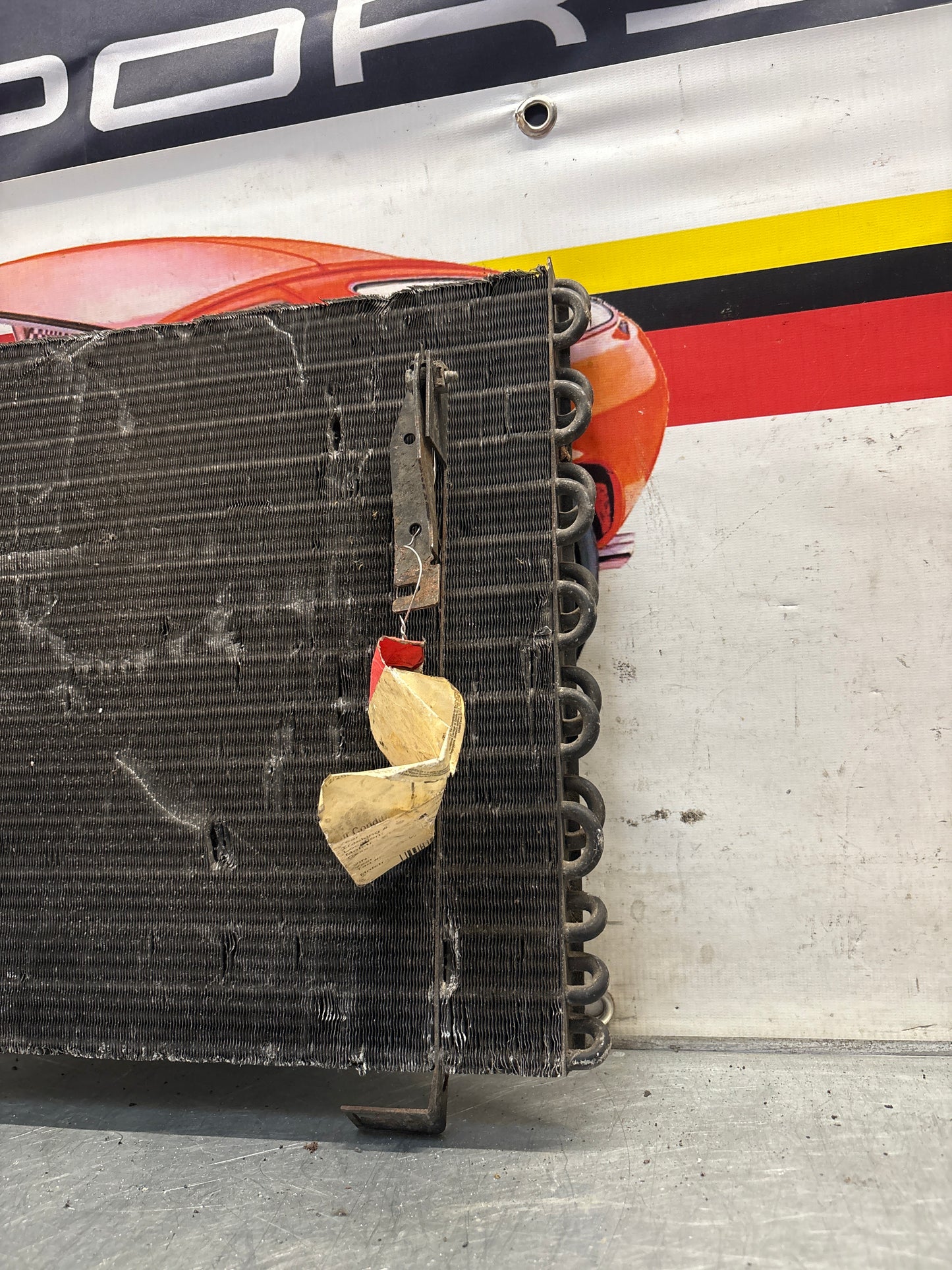 Porsche 928 AC Condenser, used 92857314303