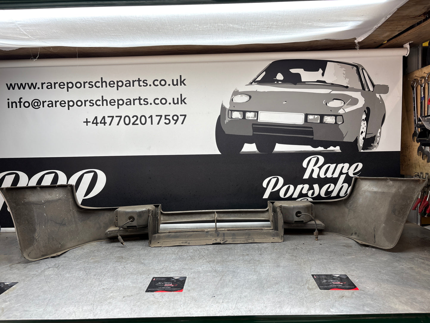 Porsche 944 Front spoiler, valance with fog light used 93150537105