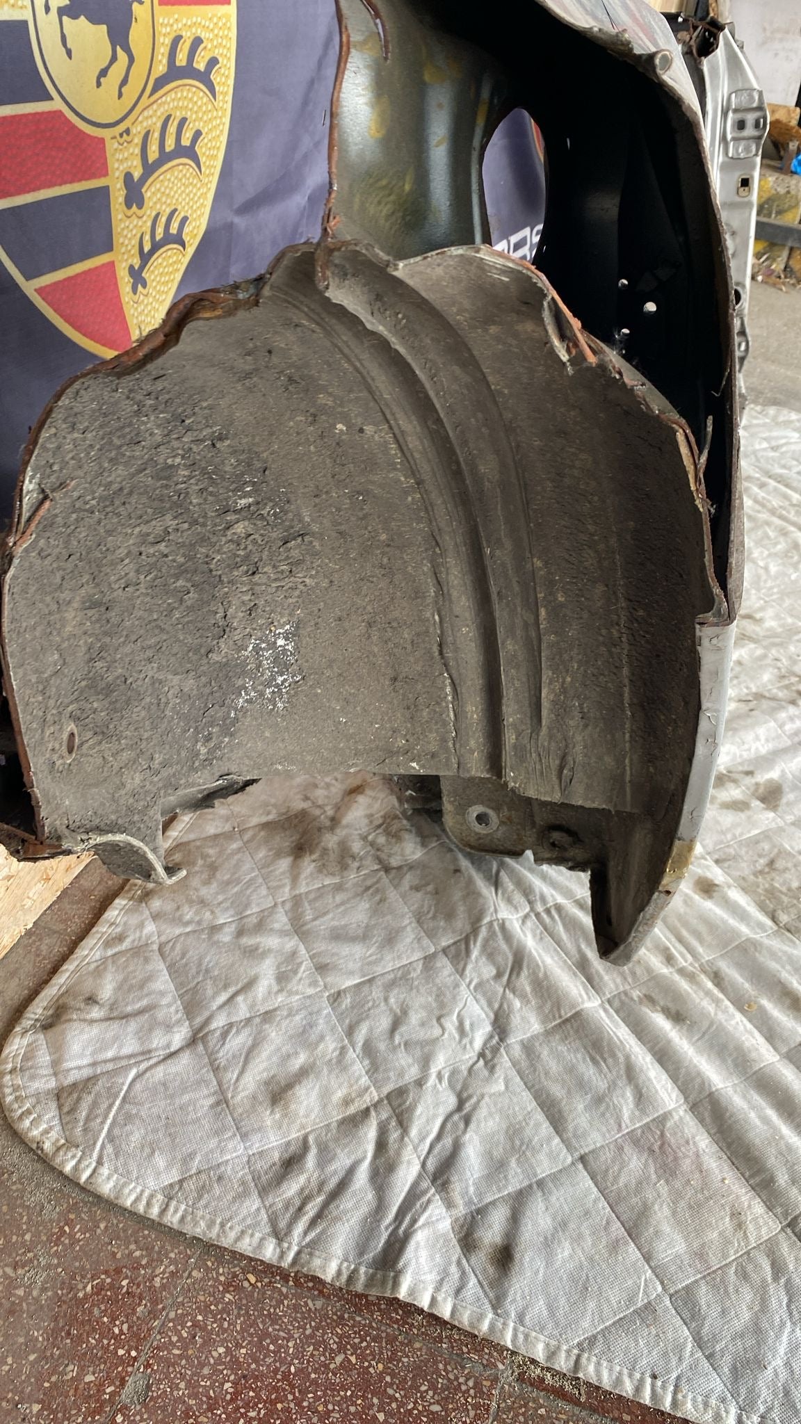 Porsche 924 Right Sill section, 477809848B cut