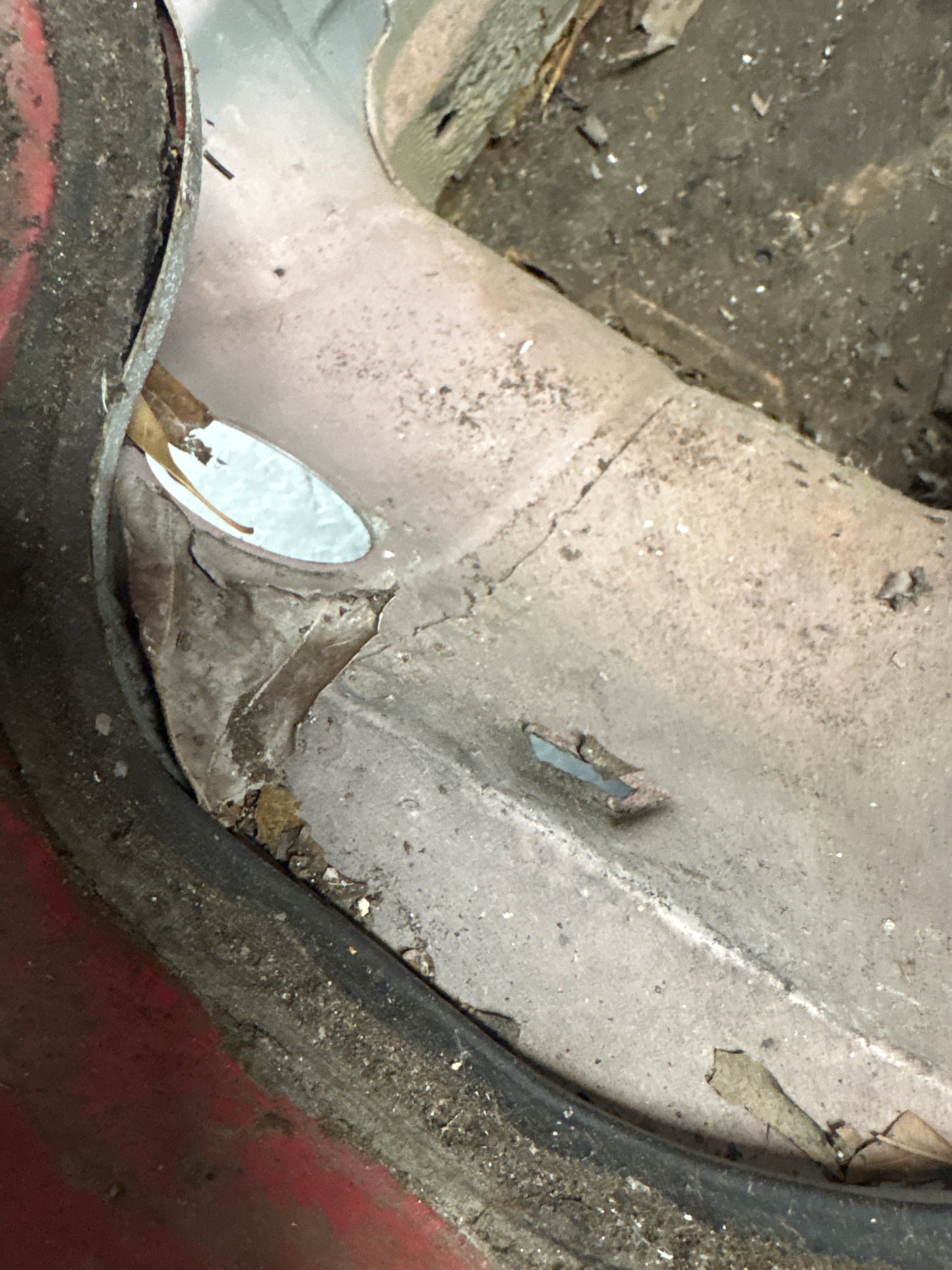 Porsche 928 Battery tray cut, 92850180502 used