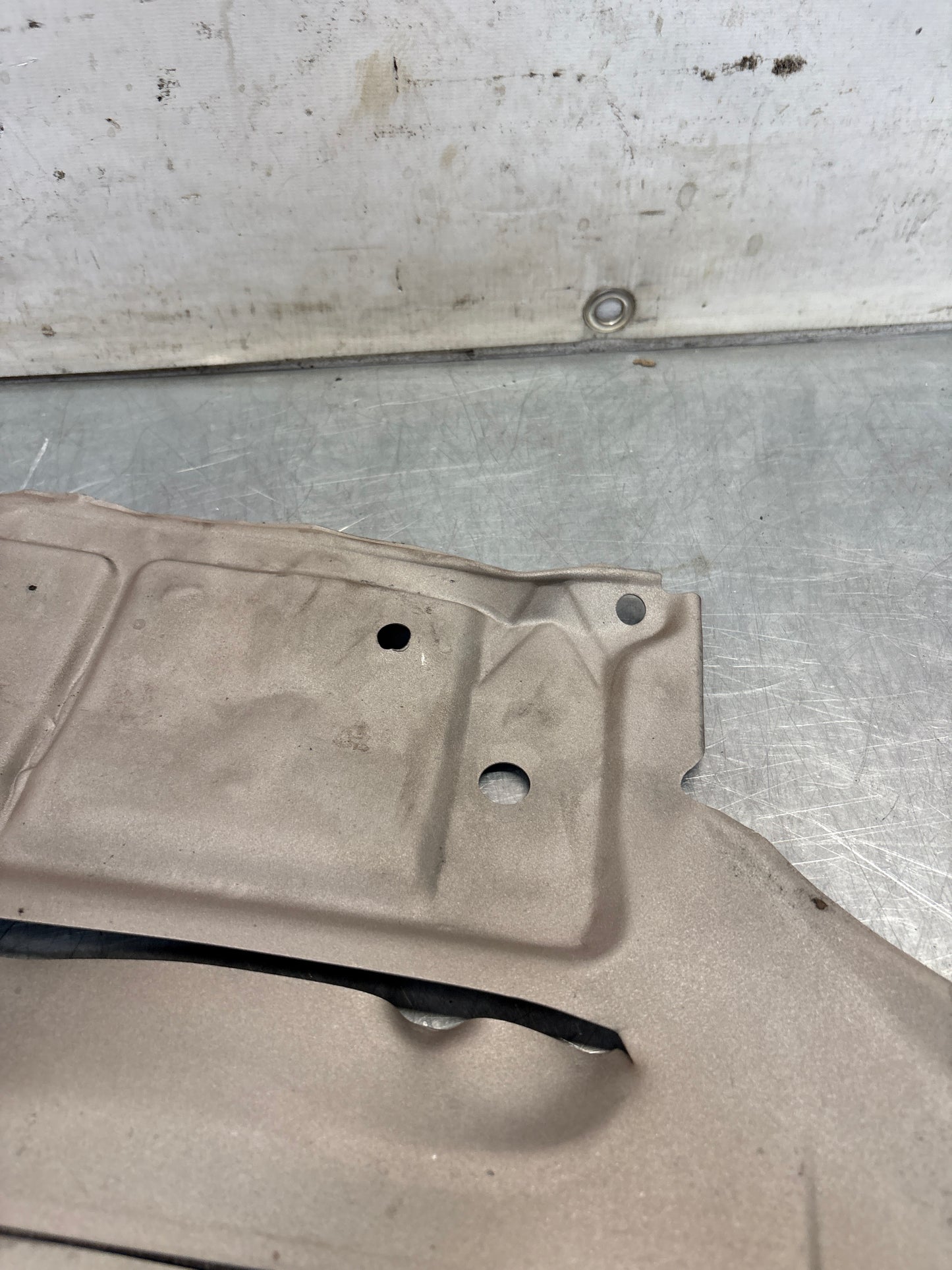 Porsche 924 early steel engine tray / belly pan / undertray used 477407583C refurbished