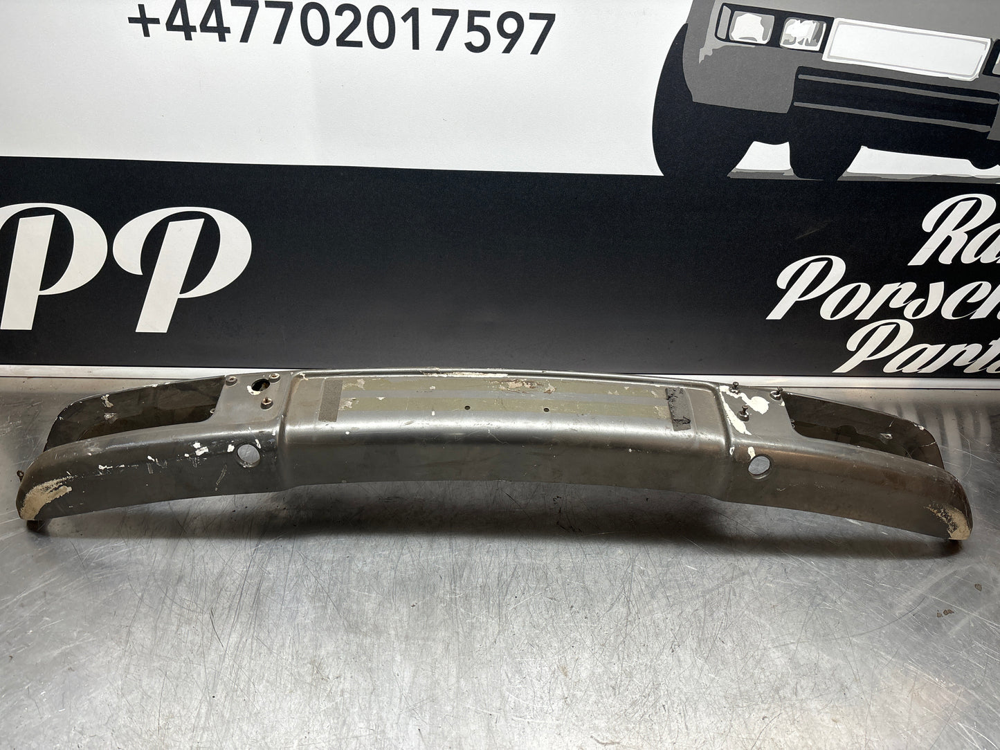 Porsche 944 front bumper upper part, used 93150508700 spares ir repair