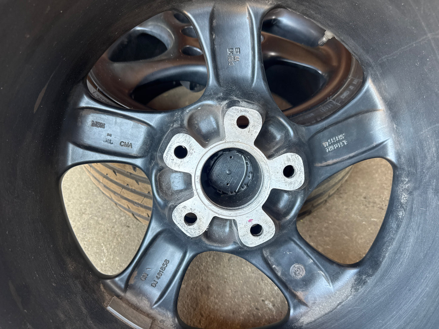Set of Porsche Turbo Twist Style wheels 5x130 Good unused Tyres