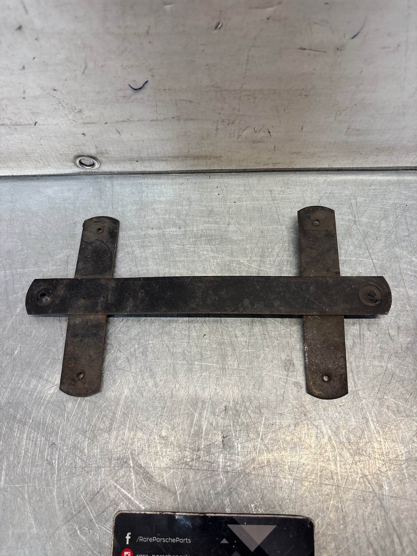 Porsche 928 license plate bracket, used 92870105003