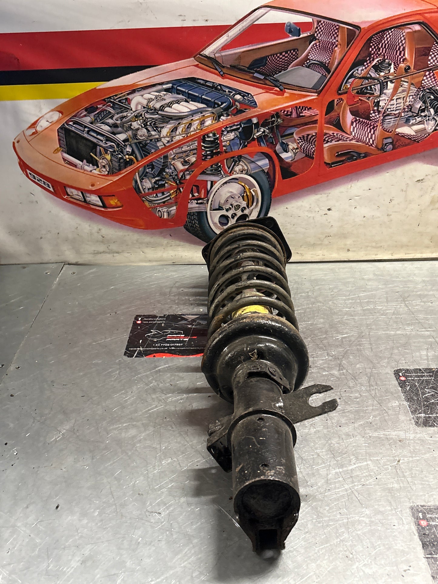 Porsche 944 Turbo front right shock absorber, used 95134303205