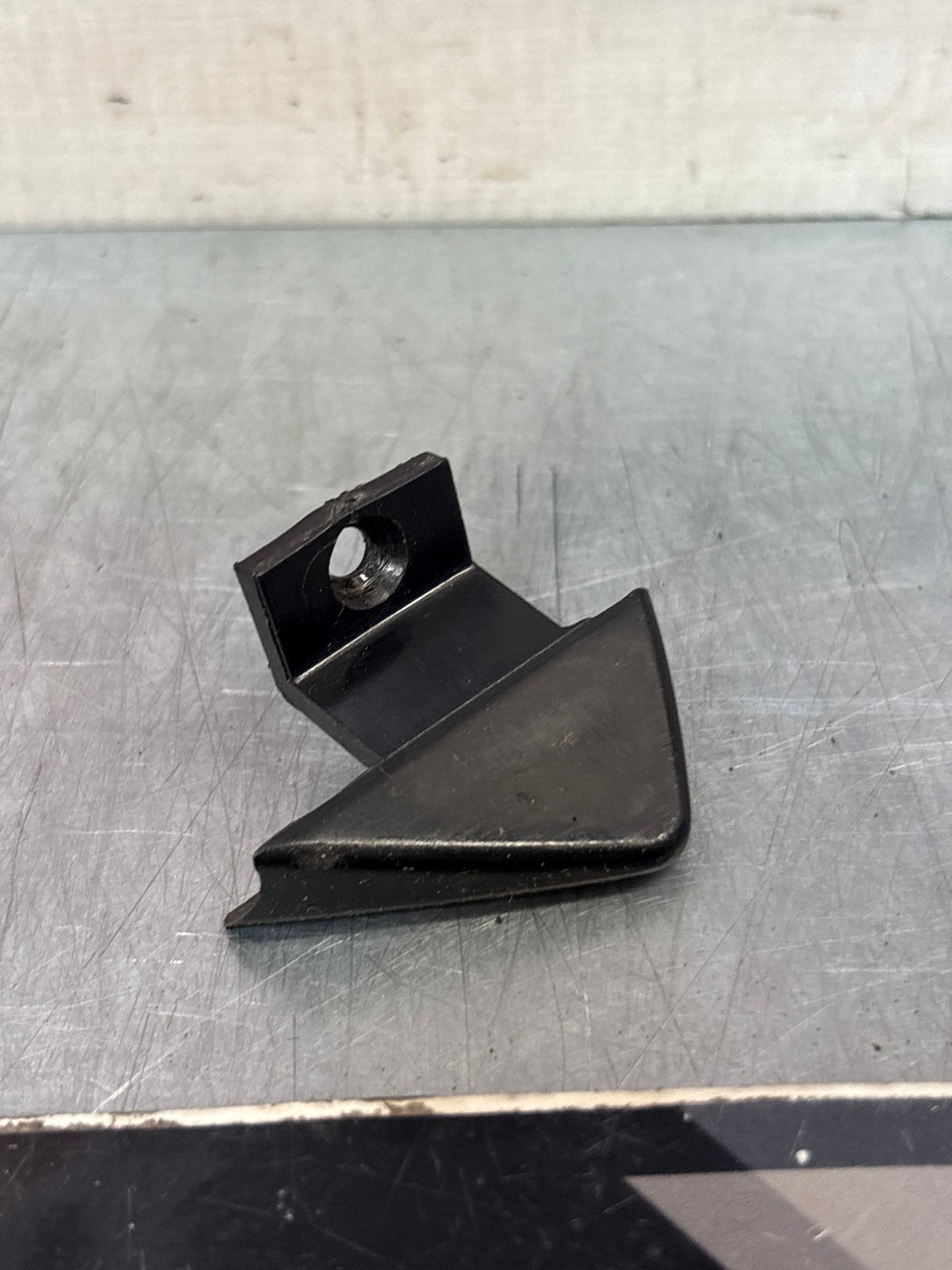 Porsche 928 right plastic window guide, used 92853734202