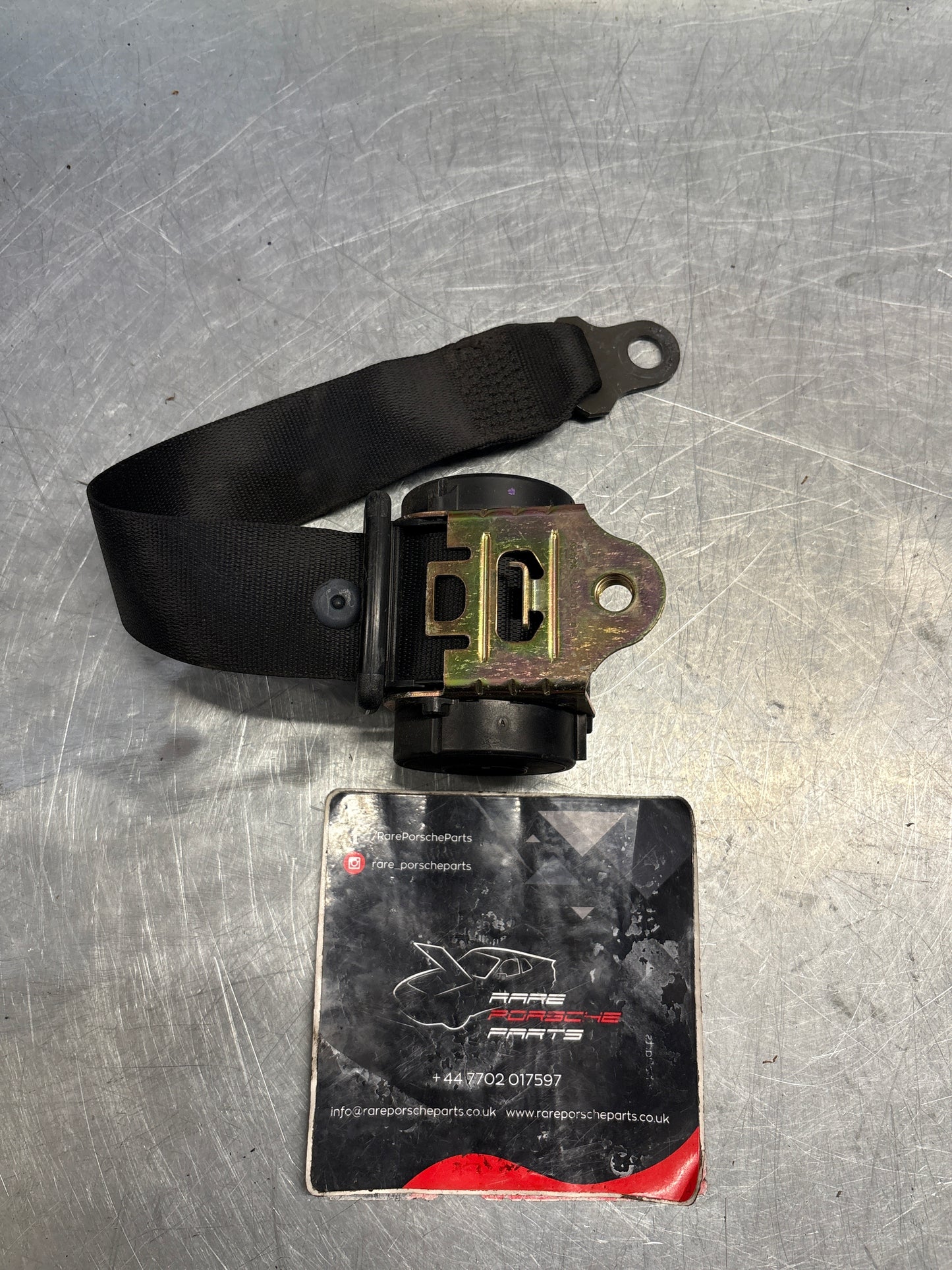 Porsche 911 996/997 rear left seatbelt, used 99680303507