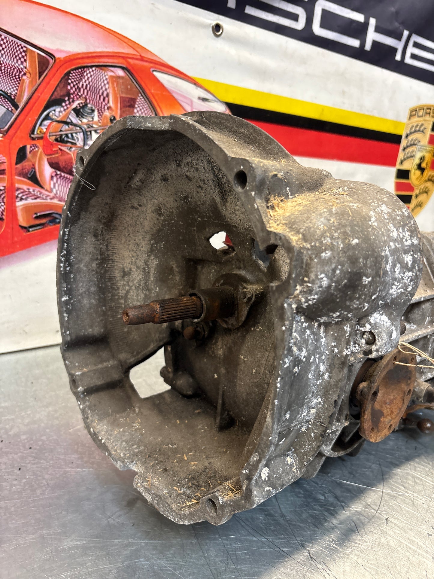 Porsche 914 transmission, used, for spares or repair unknown condition HA14023
