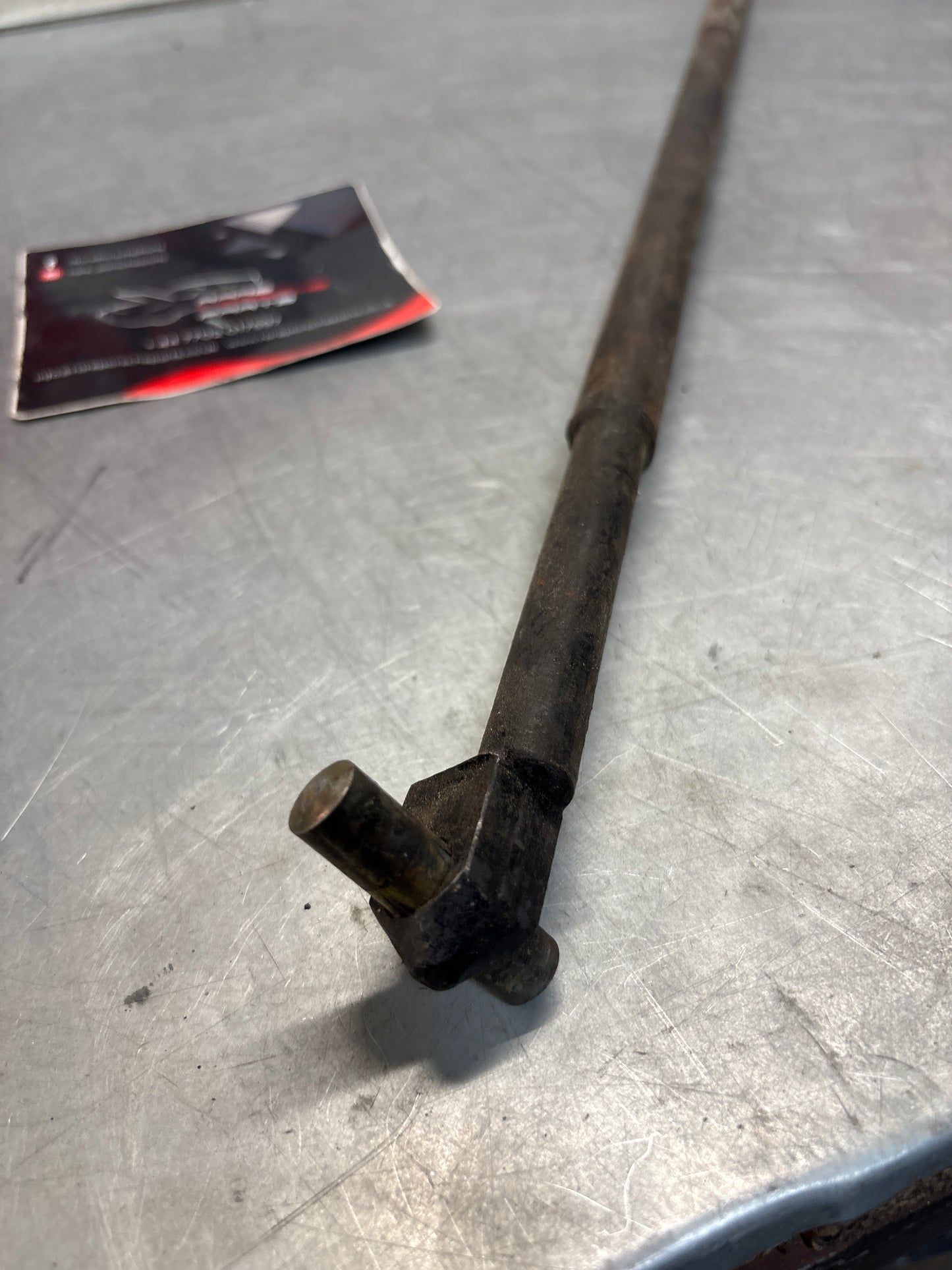 Porsche 924 dog leg gear shaft rod, used 477711106
