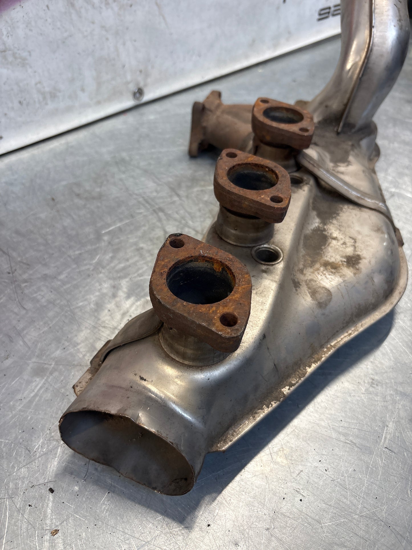 Porsche 911 964 right heat exchanger, used 96421104004