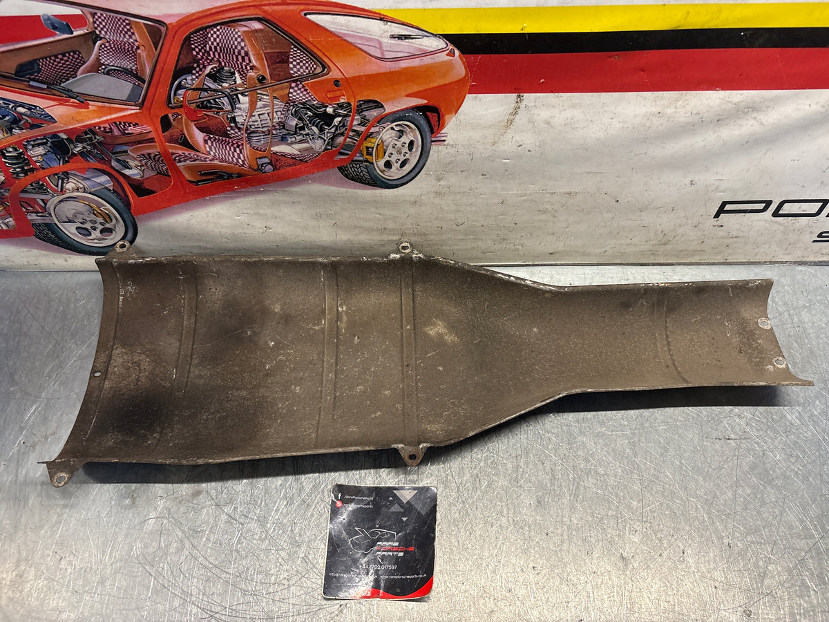 Porsche 928 heat protection plate,  92850492503, used