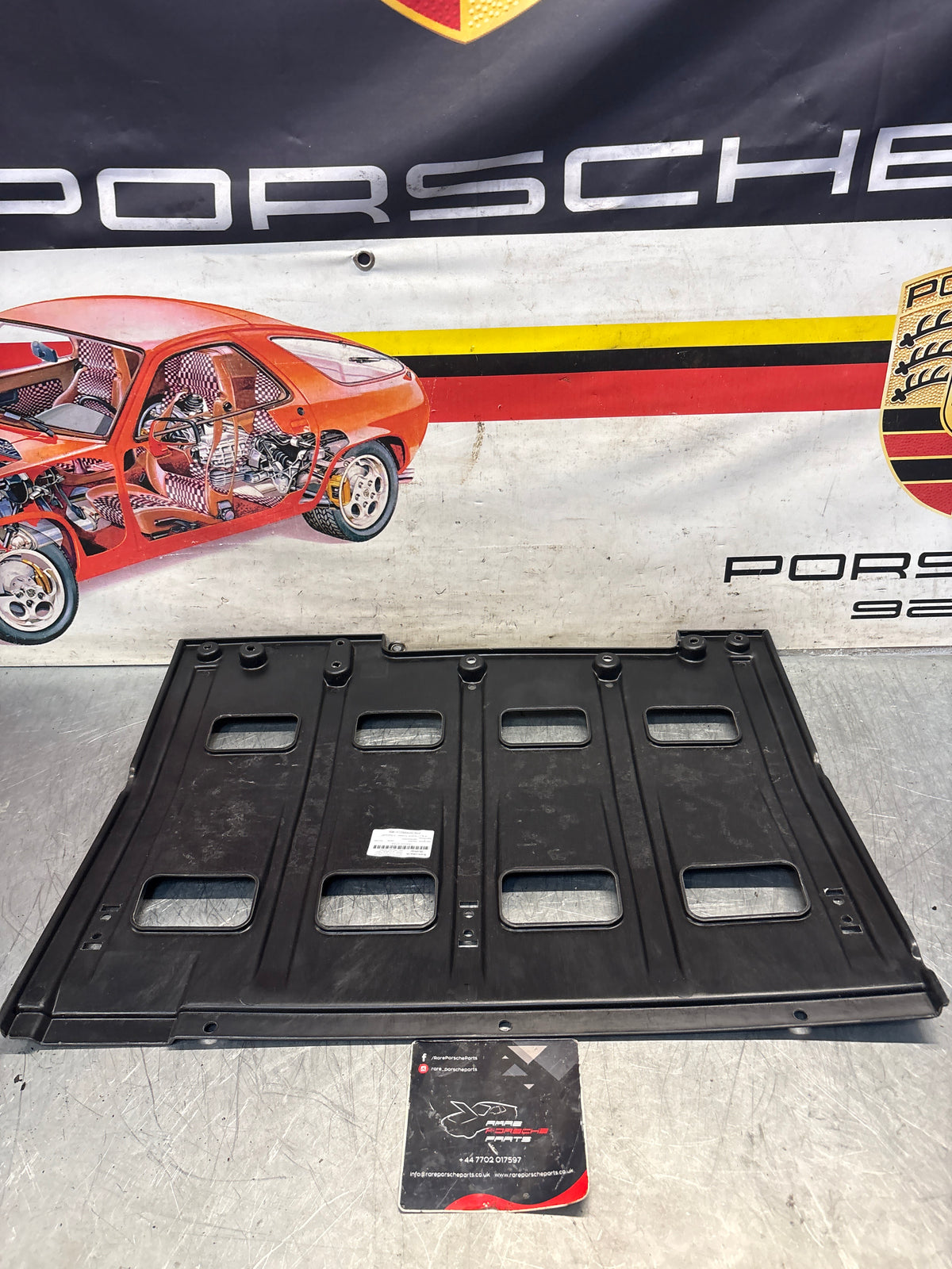 Porsche 944 Front under tray, protective plate 94450416704