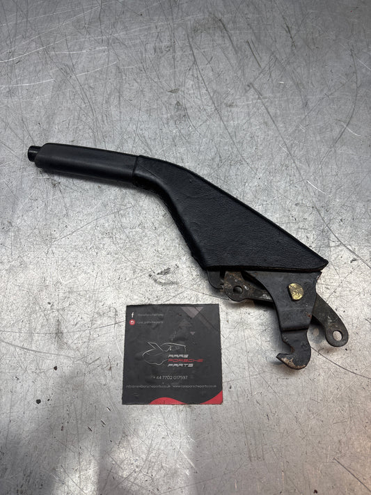 Porsche 944 handbrake lever from 85.5 black, used 94442404900