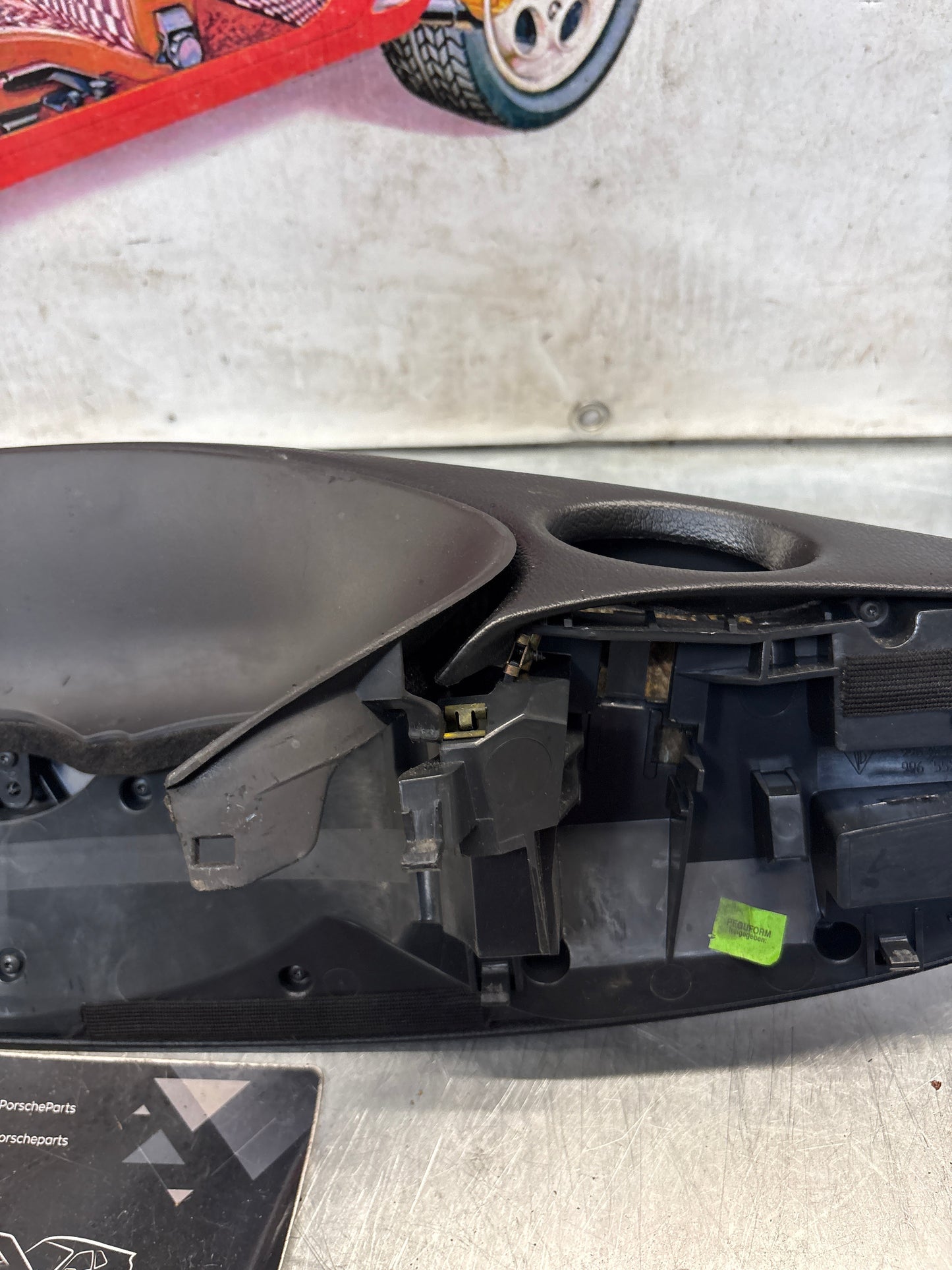 Porsche 911 996 dasboard cluster trim, used, black 99655205902