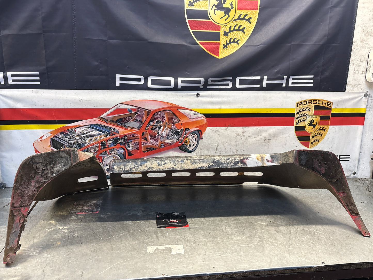 Porsche 924 Zender spoiler set, used