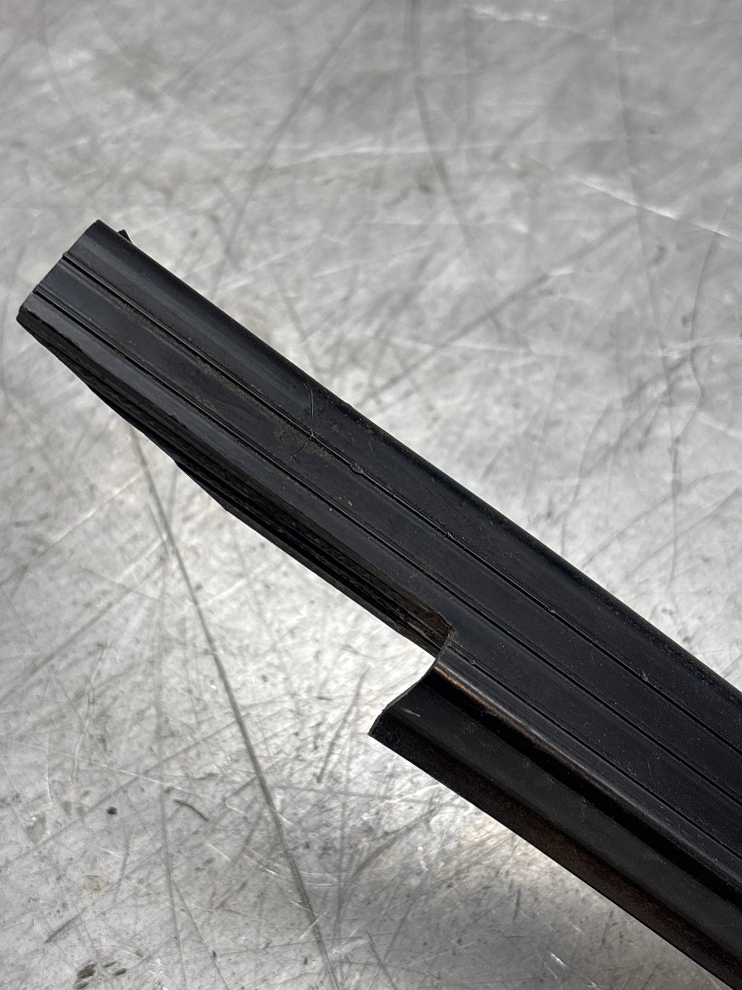 Porsche early 924/944 right sill trim, used 477853658A