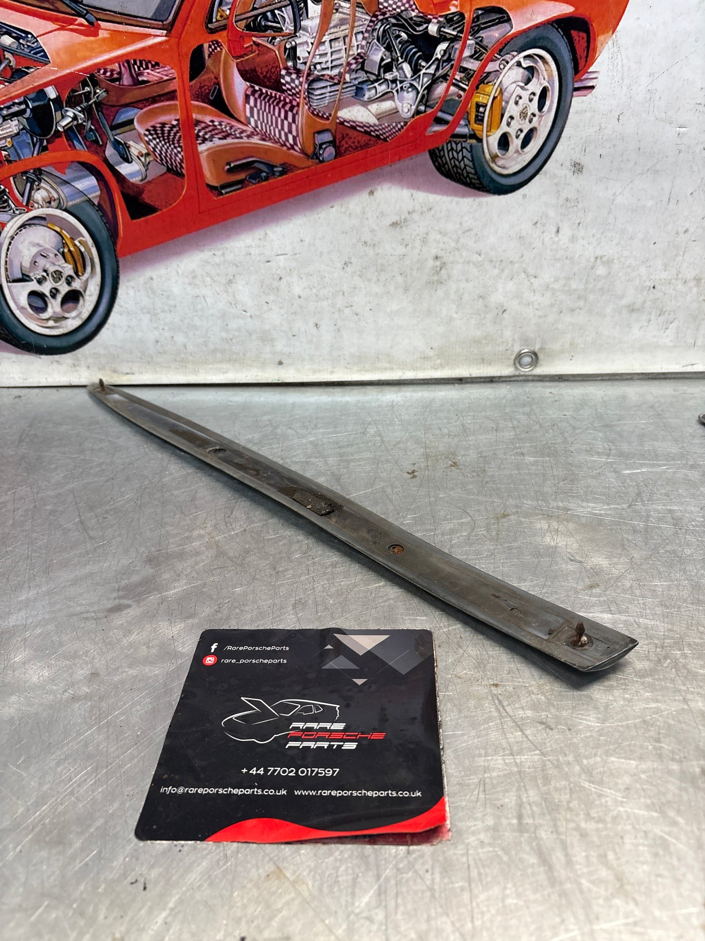 Porsche 928 Left Rear Protective Moulding, Used  92855904103