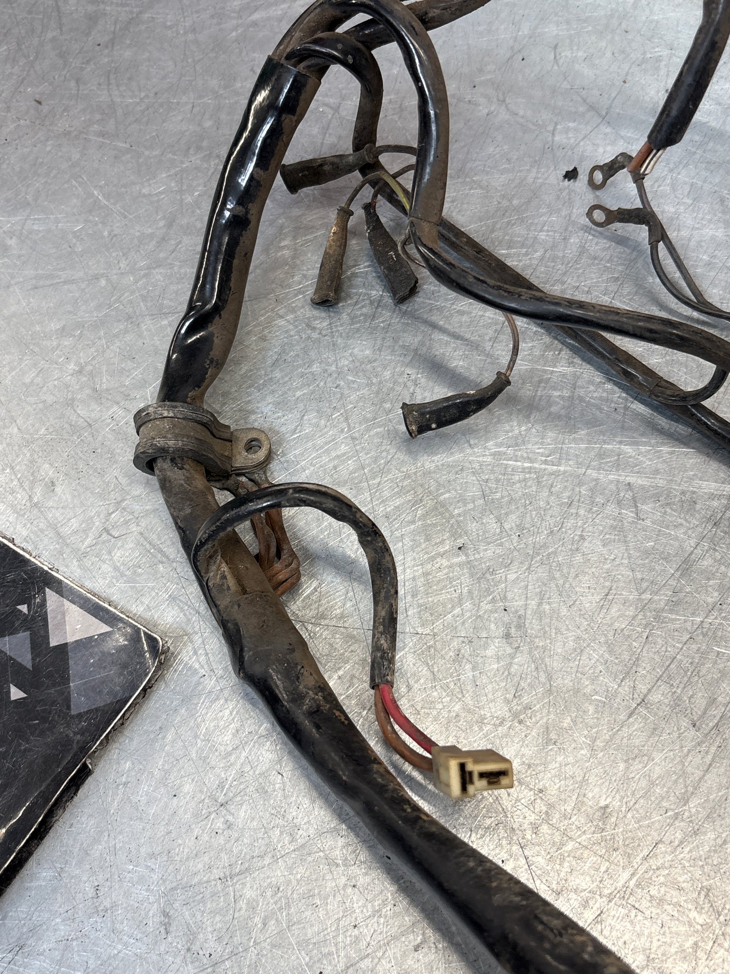 Porsche 928S LHD 1983, engine bay loom, used 92861200106