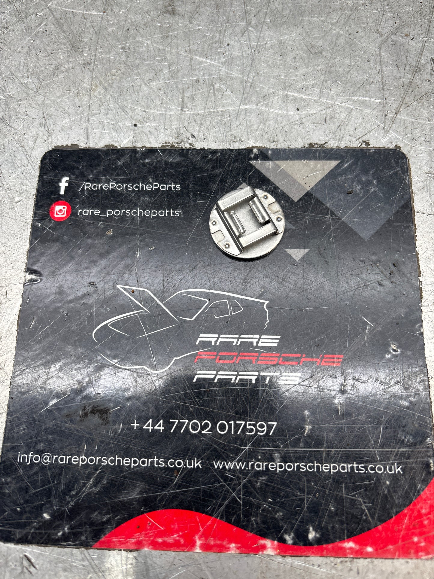 Porsche 924 944 928 968 rear view mirror mount, new, genuine 477845043