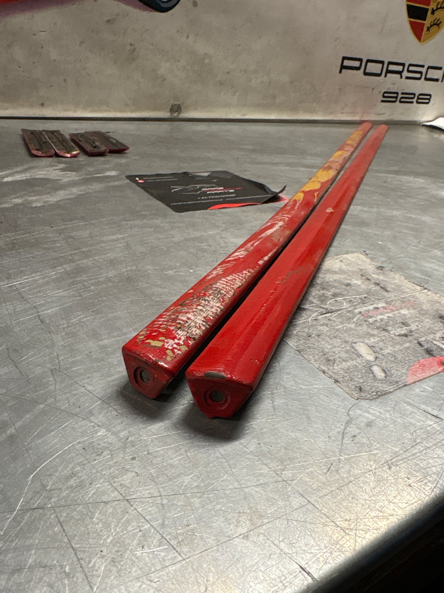 Porsche 944 set of door bump moulding trim, used 93155913700 / 93155913300 / 93155913400 / 93155914100 / 93155914200