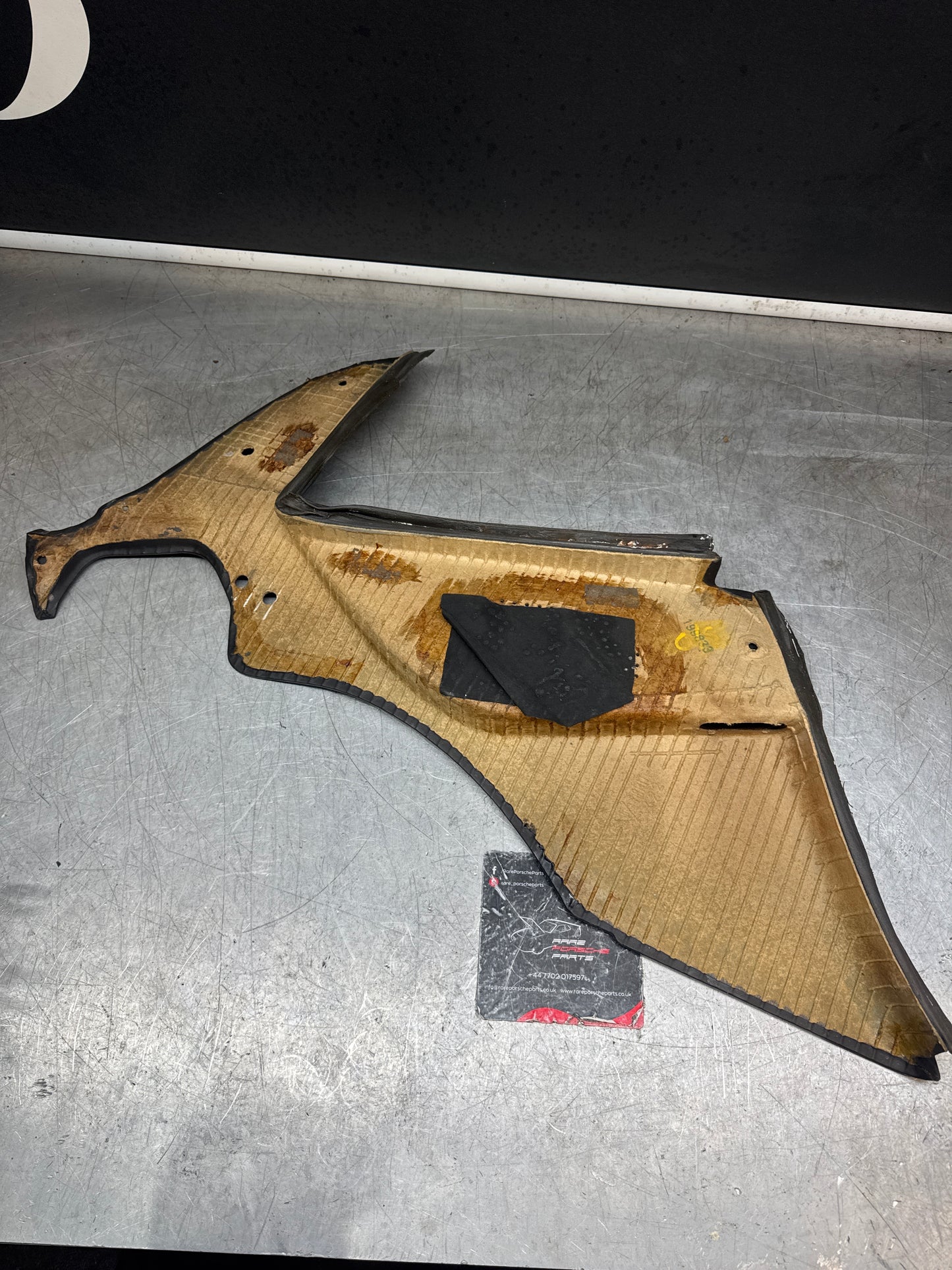 Porsche 944 924 black rear interior C Post trims/cards. Quarter panel trim used 94455502101 94455502201