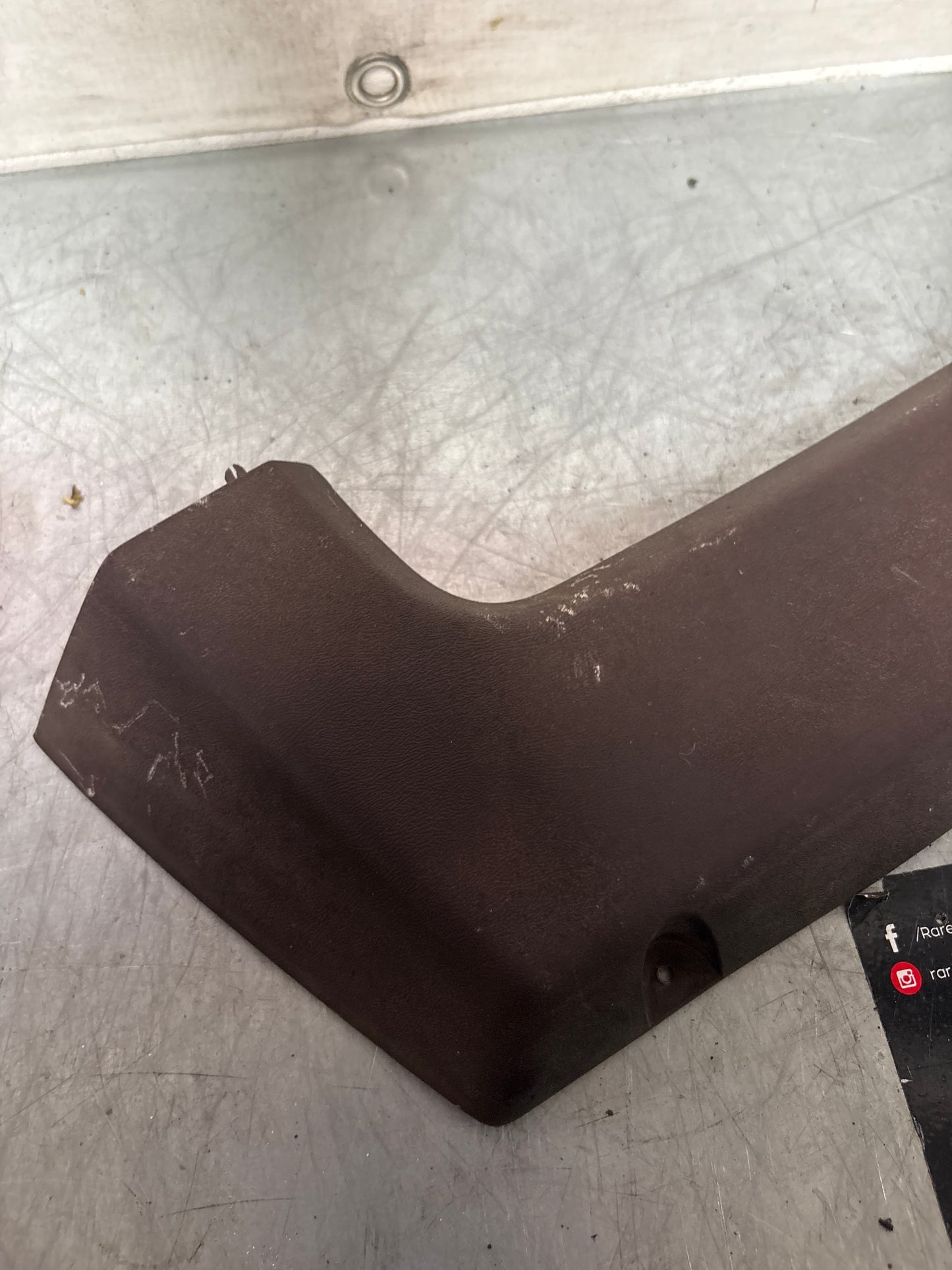 Porsche 924 left early brown door pockets, used  477867133